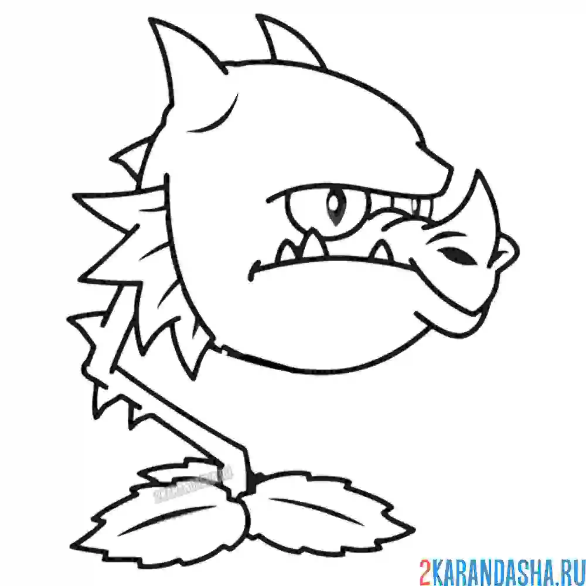 Раскраска львиный зев