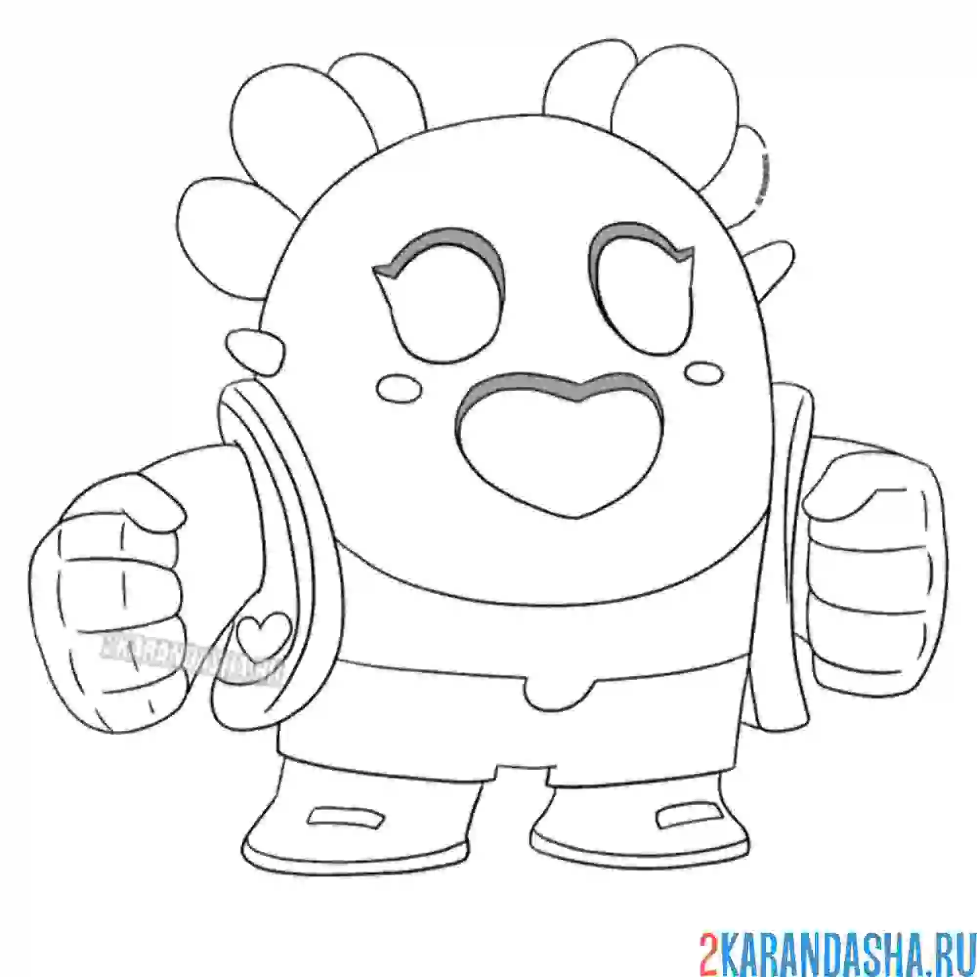 Раскраска сакура спайк