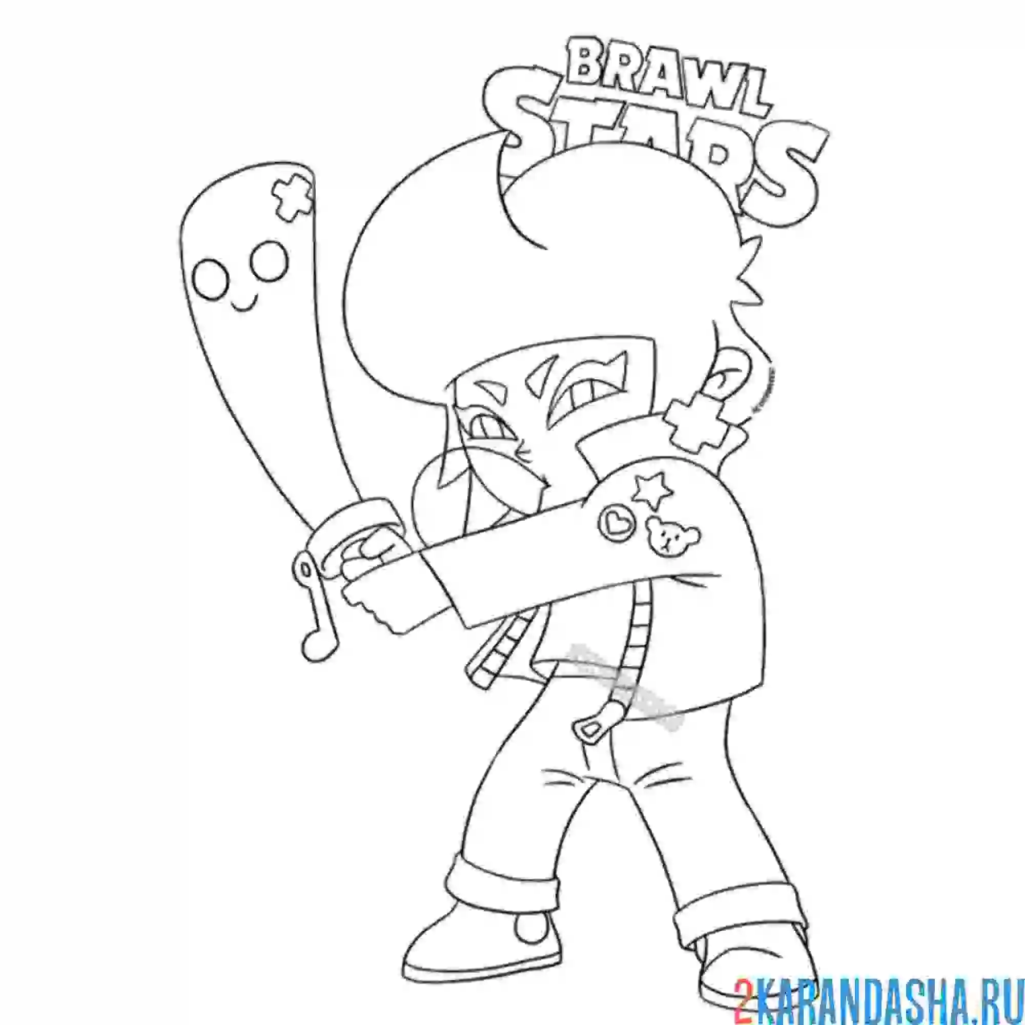 Раскраска би би бабл гам