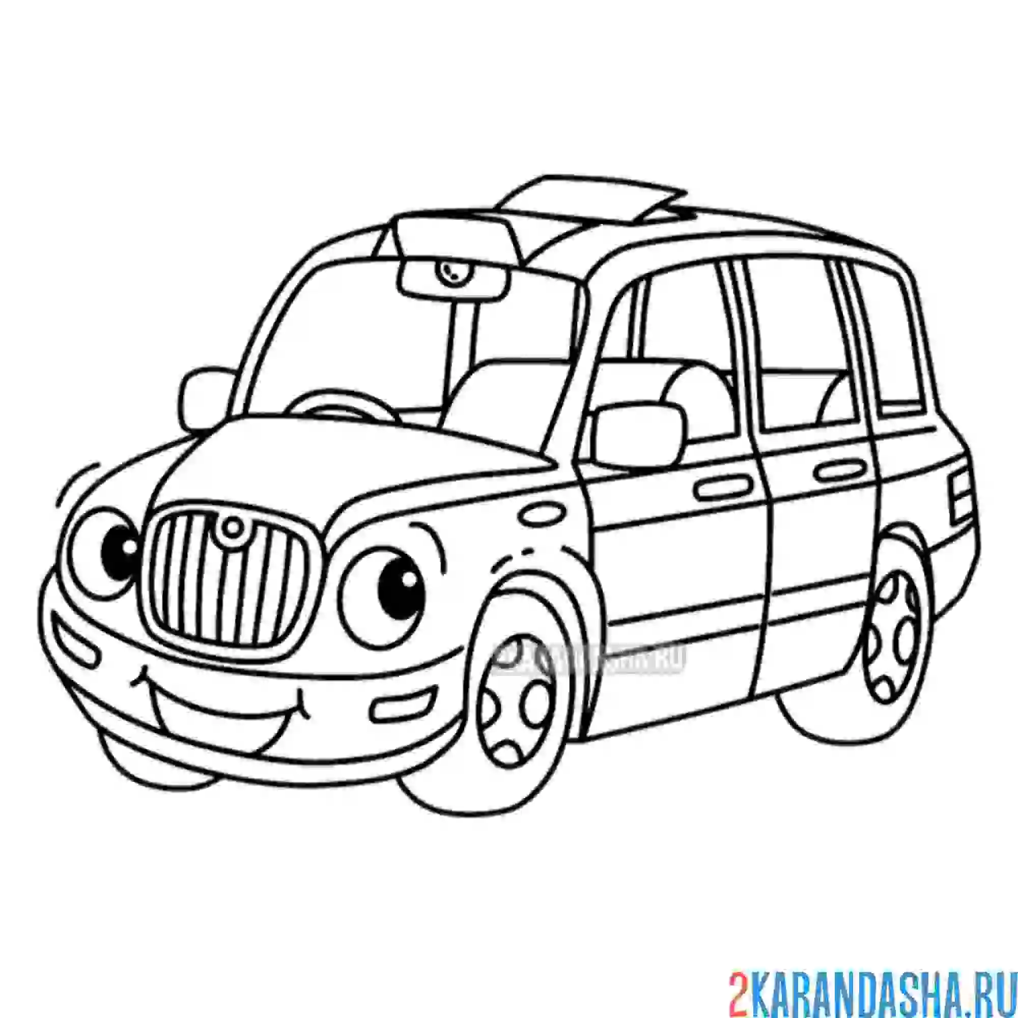 Раскраска из англии