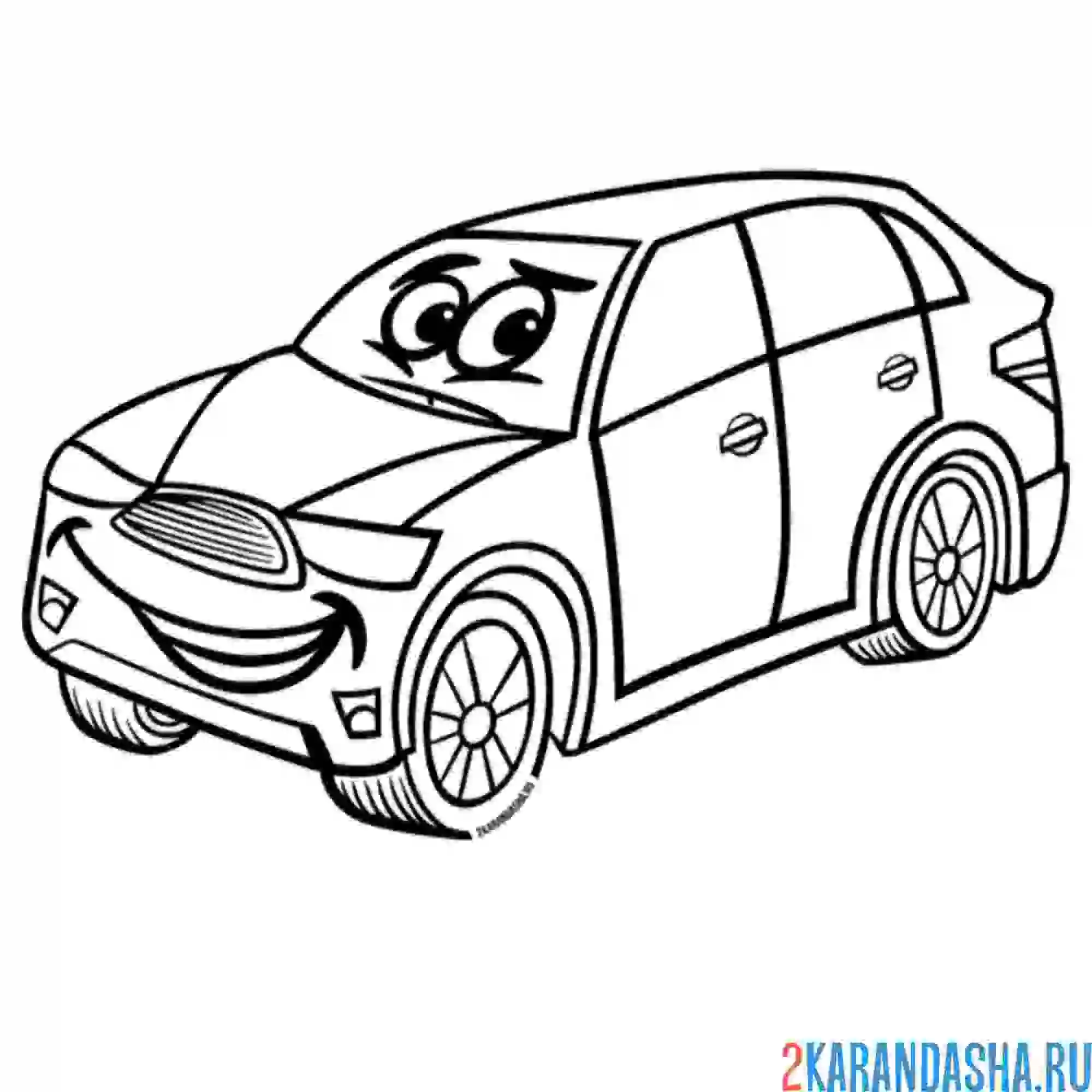 Раскраска кроссовер