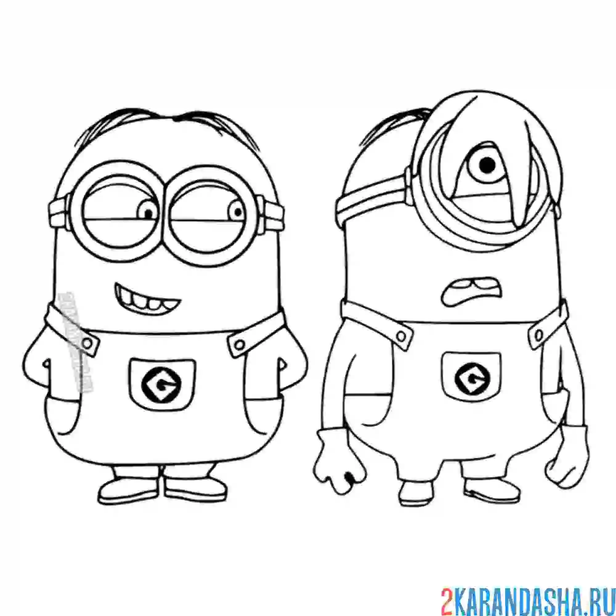 Раскраска дейв и стюарт с морской звездой