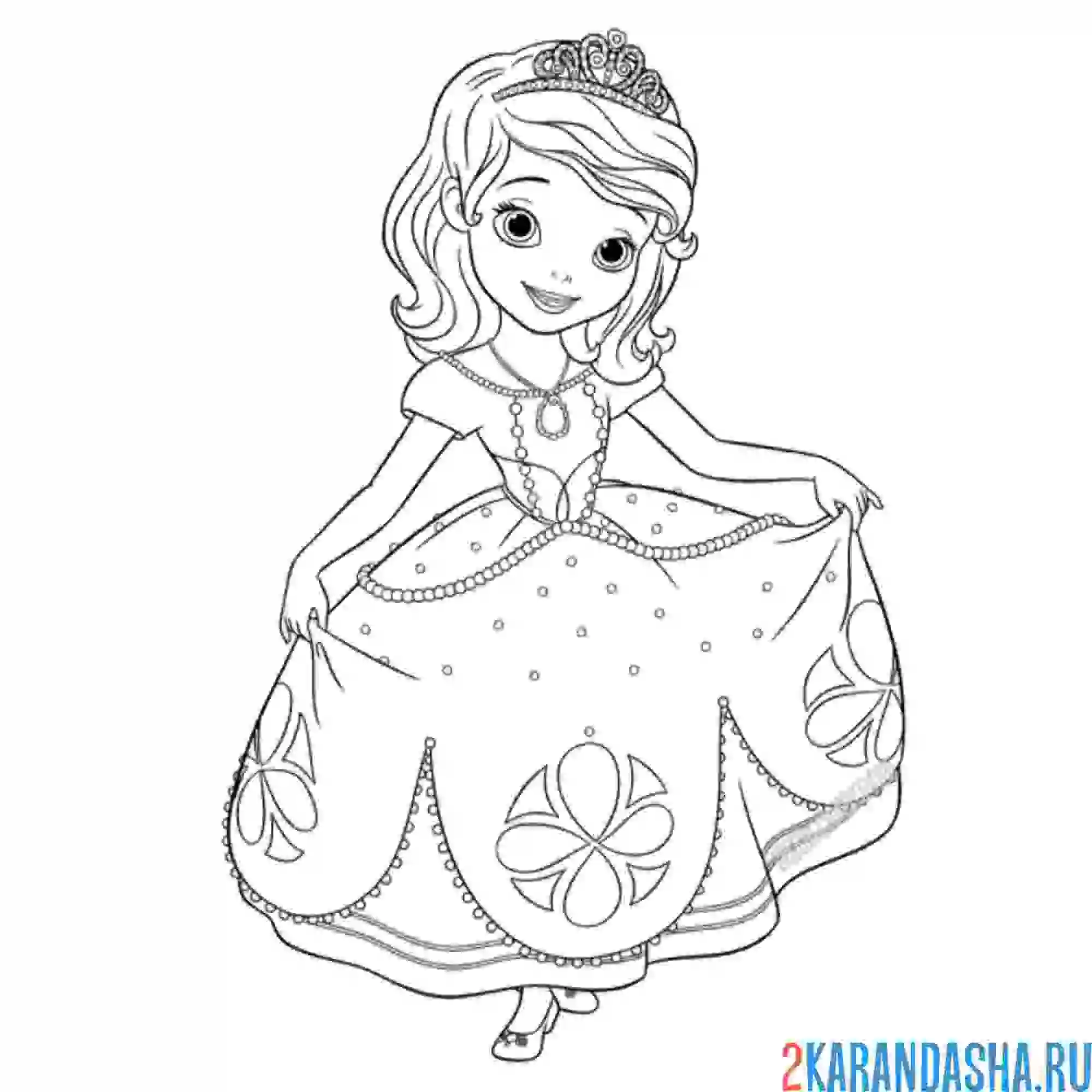 Раскраска учится танцевать