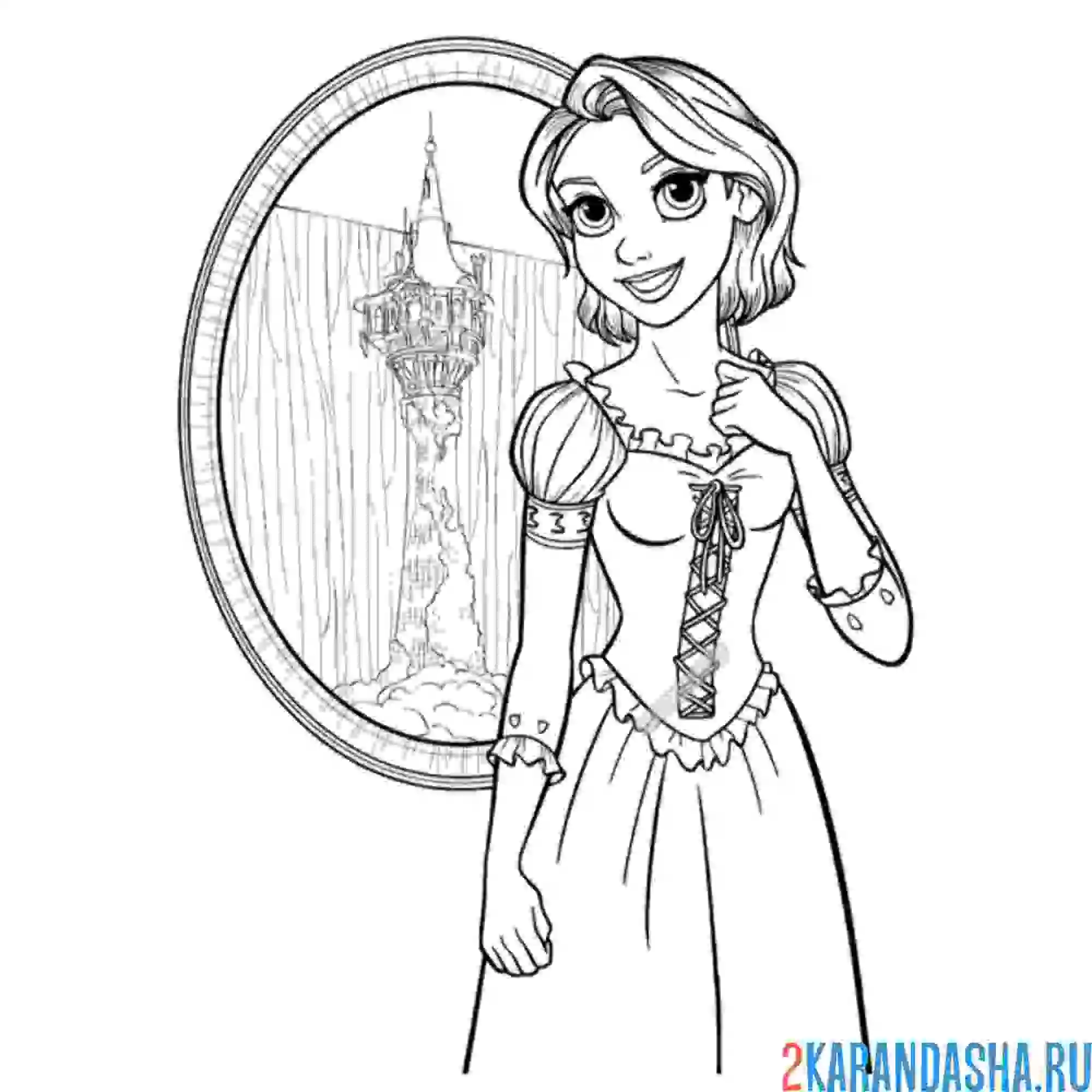 Раскраска с короткими волосами новая часть