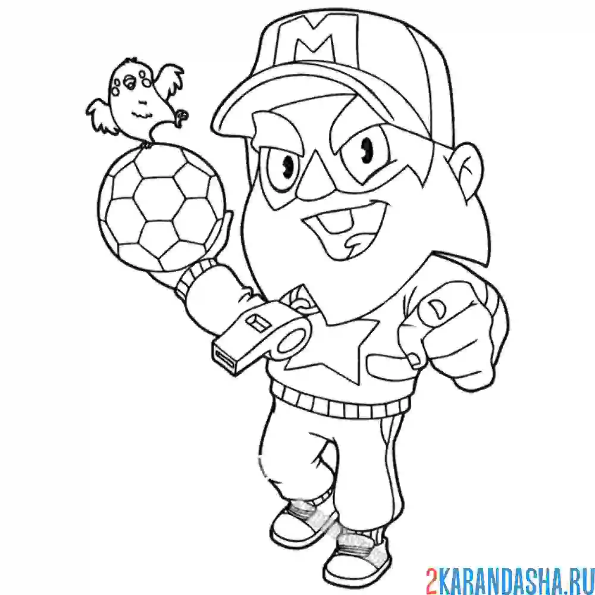 Раскраска скин тренер майк 2020