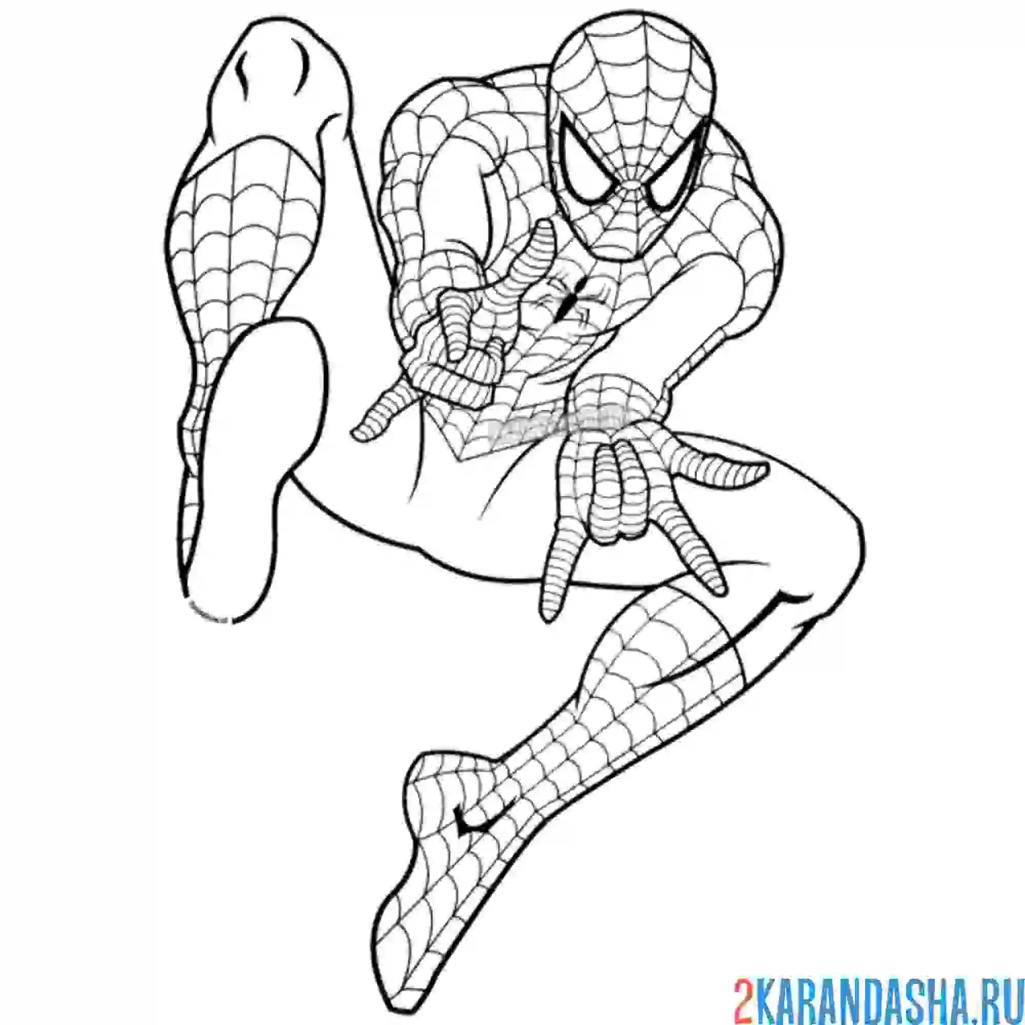 Раскраска настоящий герой