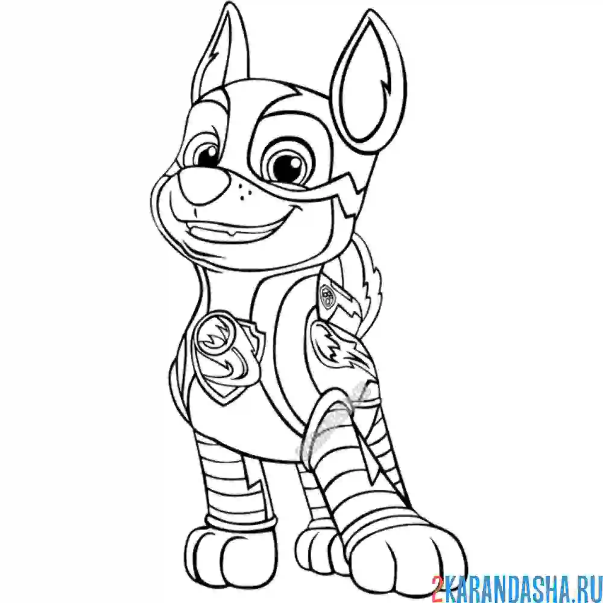 Раскраска мегащенки довольный гонщик