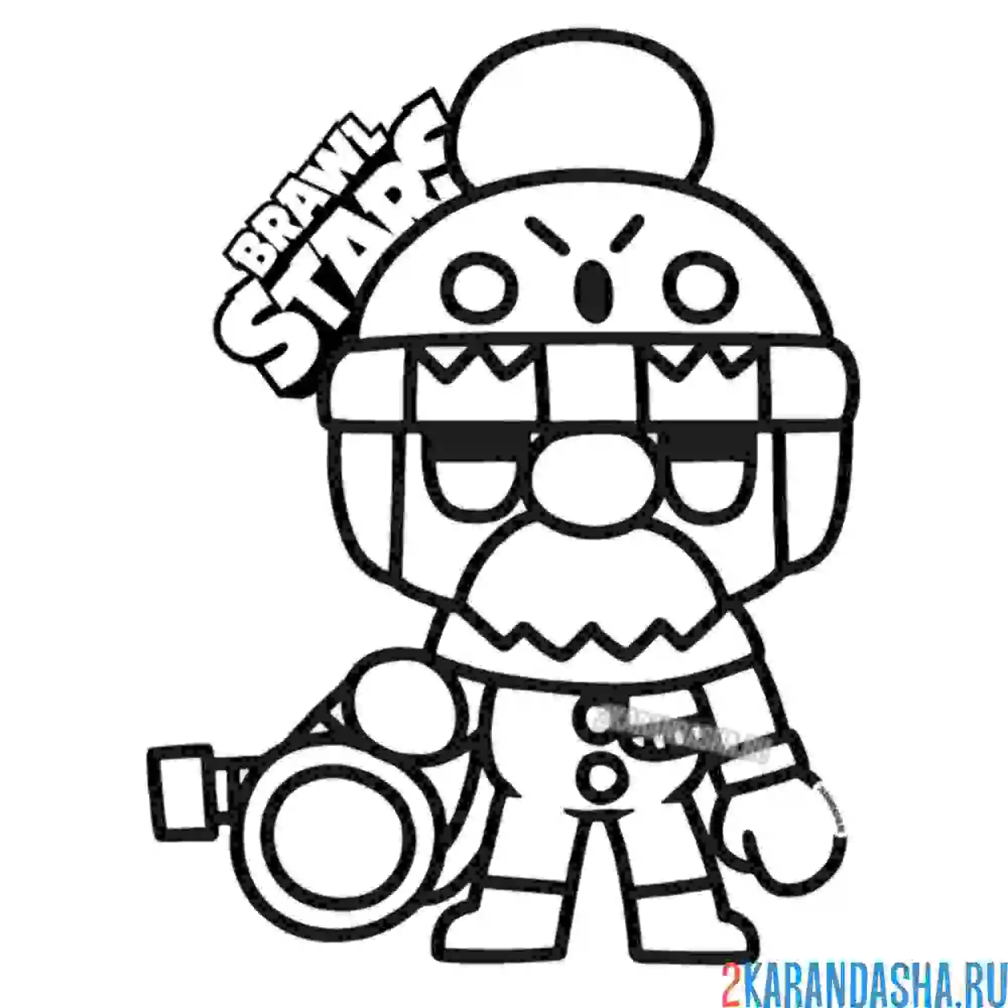 Раскраска скин боец гейл (гэйл, gale) 2020