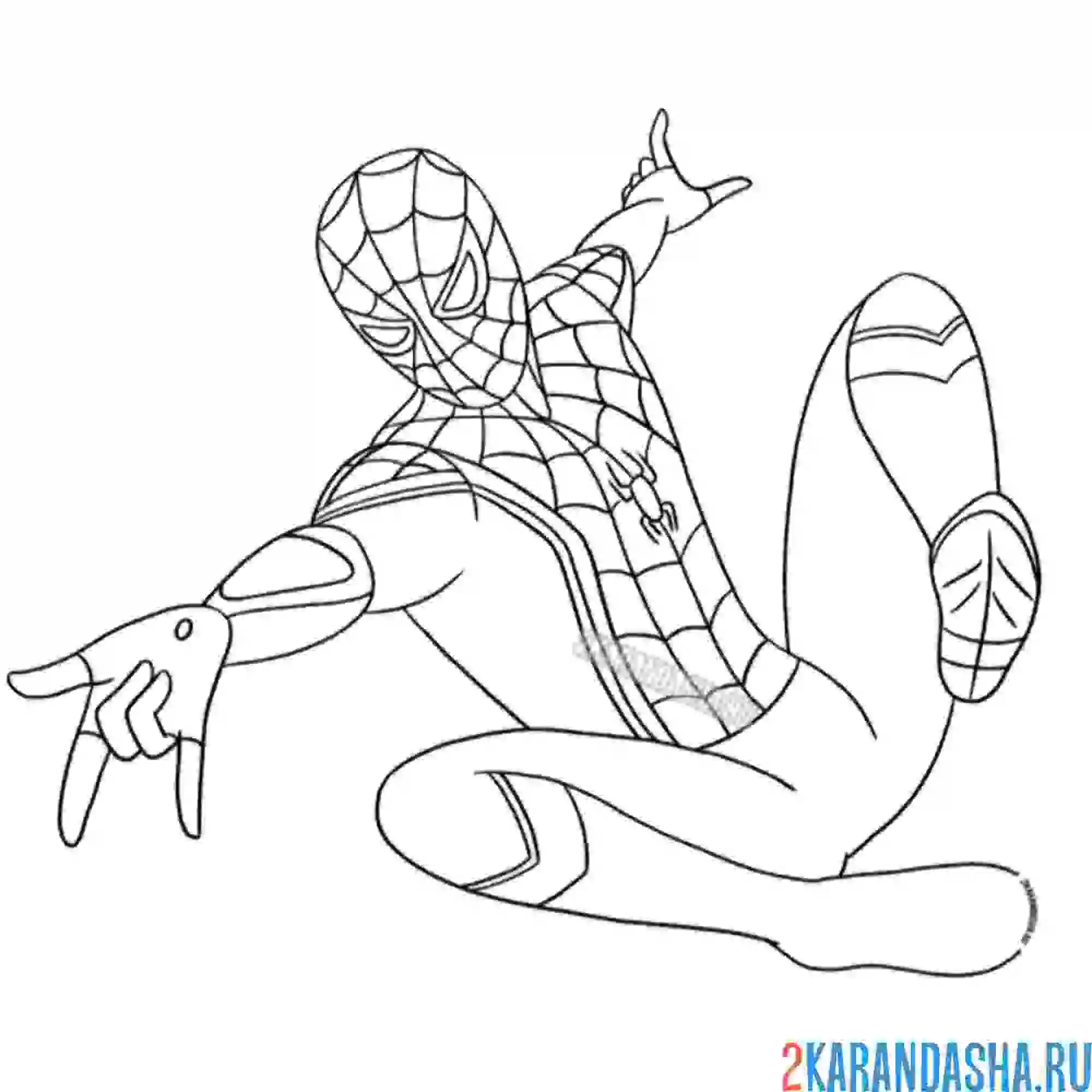 Раскраска супергерой марвел