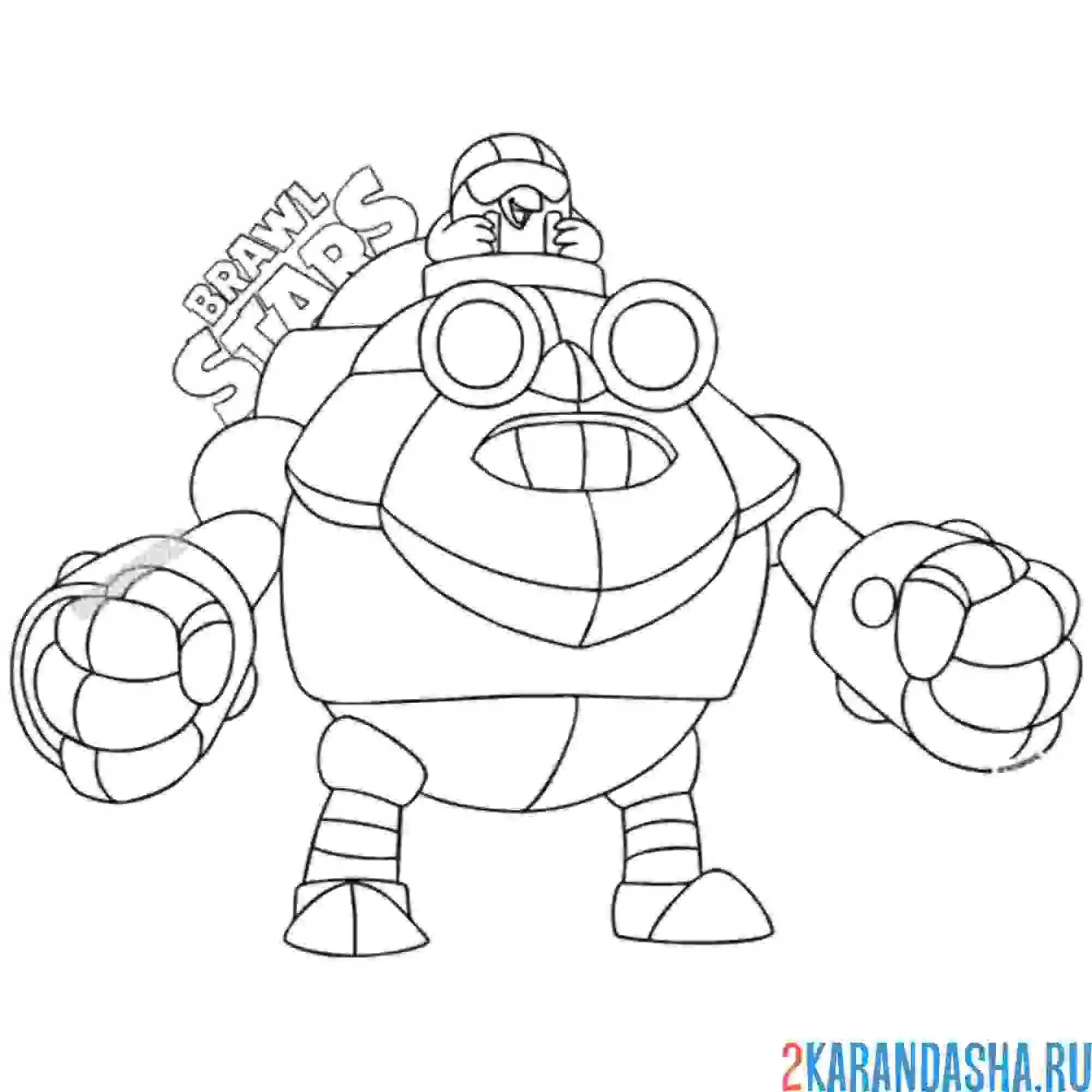 Раскраска робомайк