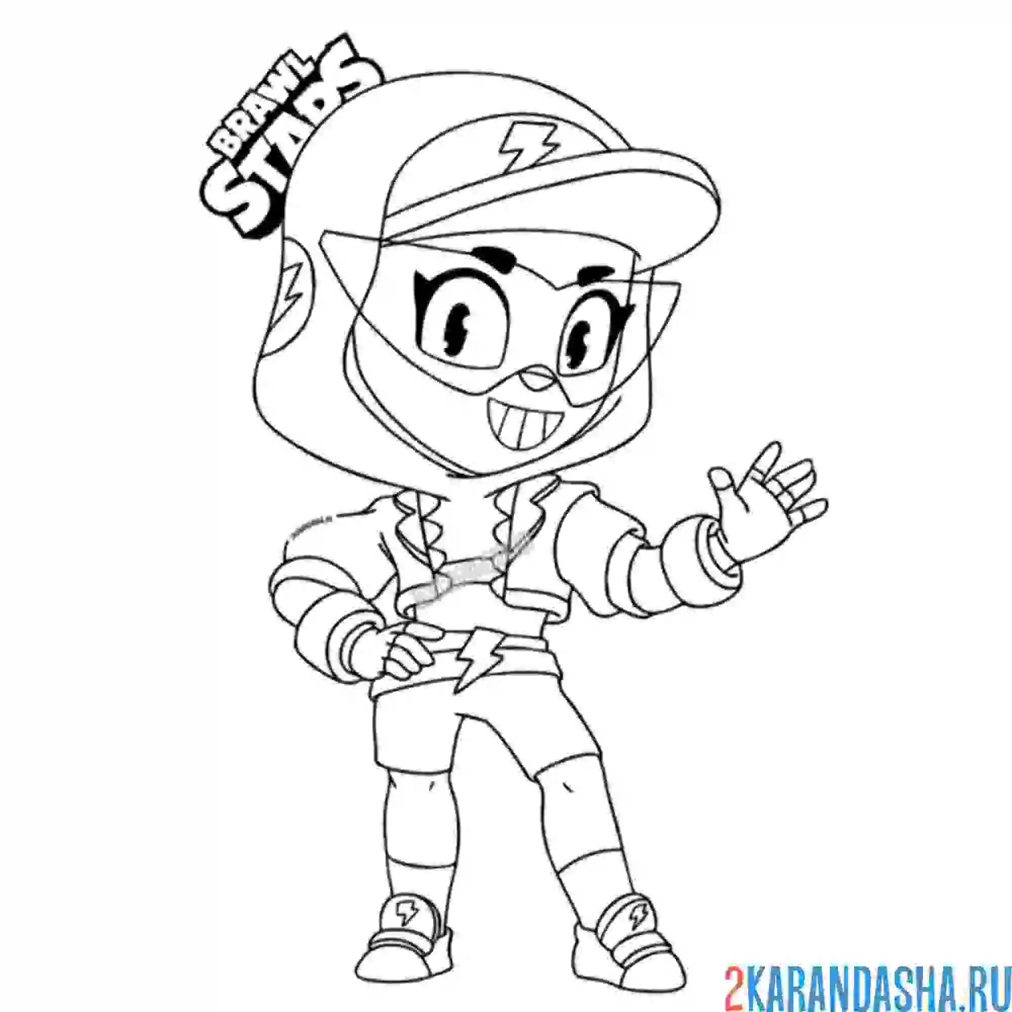 Раскраска уличный макс стритстайл (streetwear max)