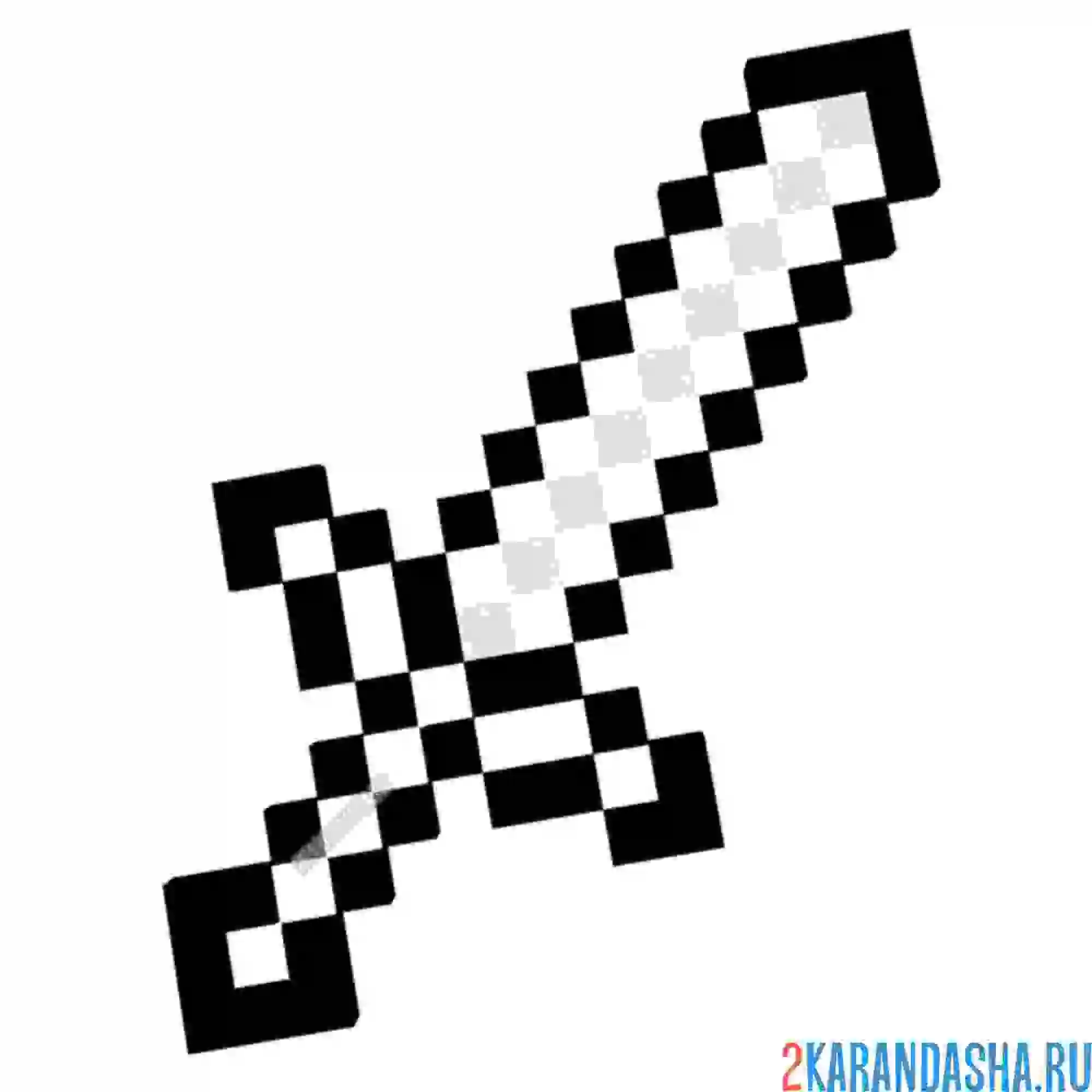 Раскраска меч