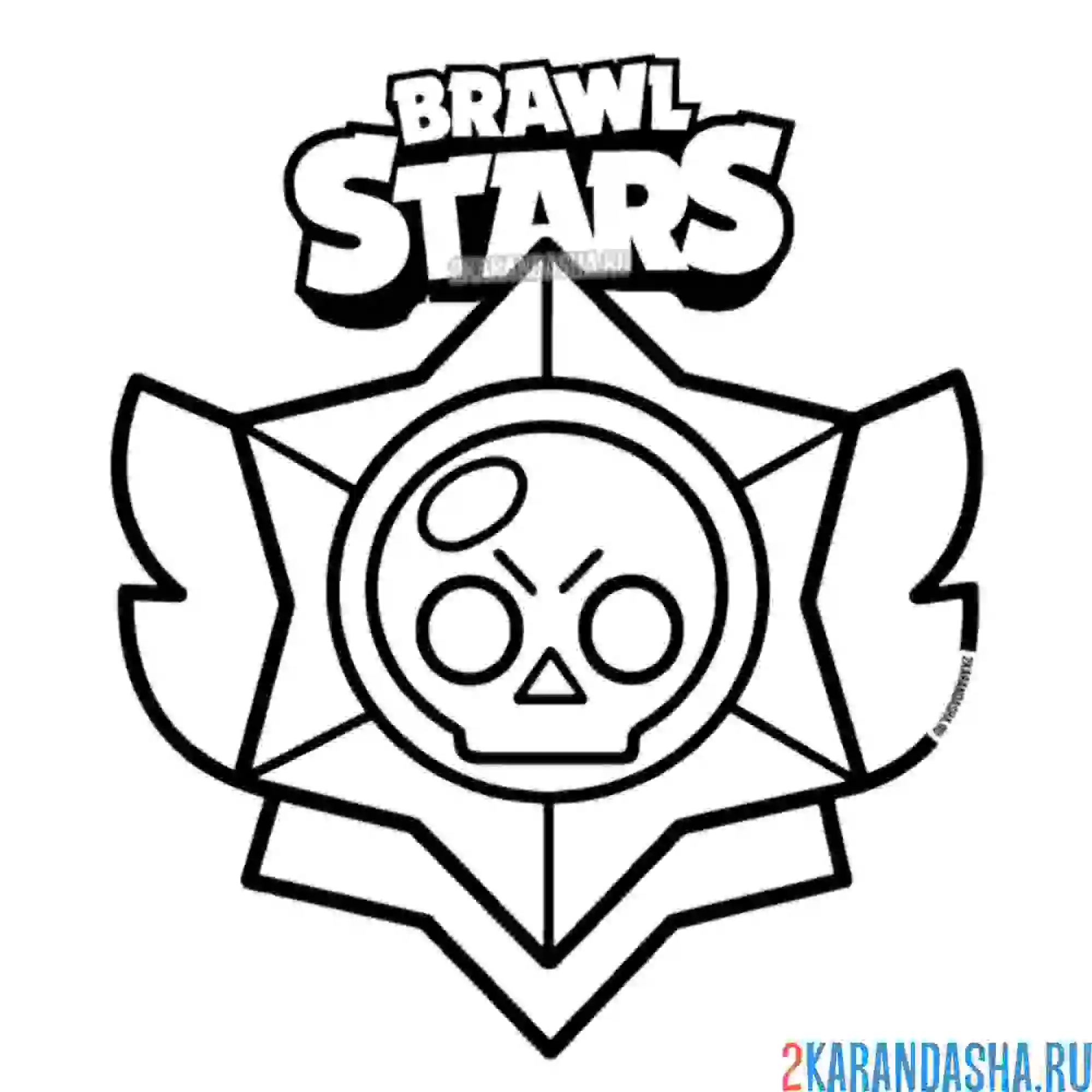 Раскраска логотип эмблема