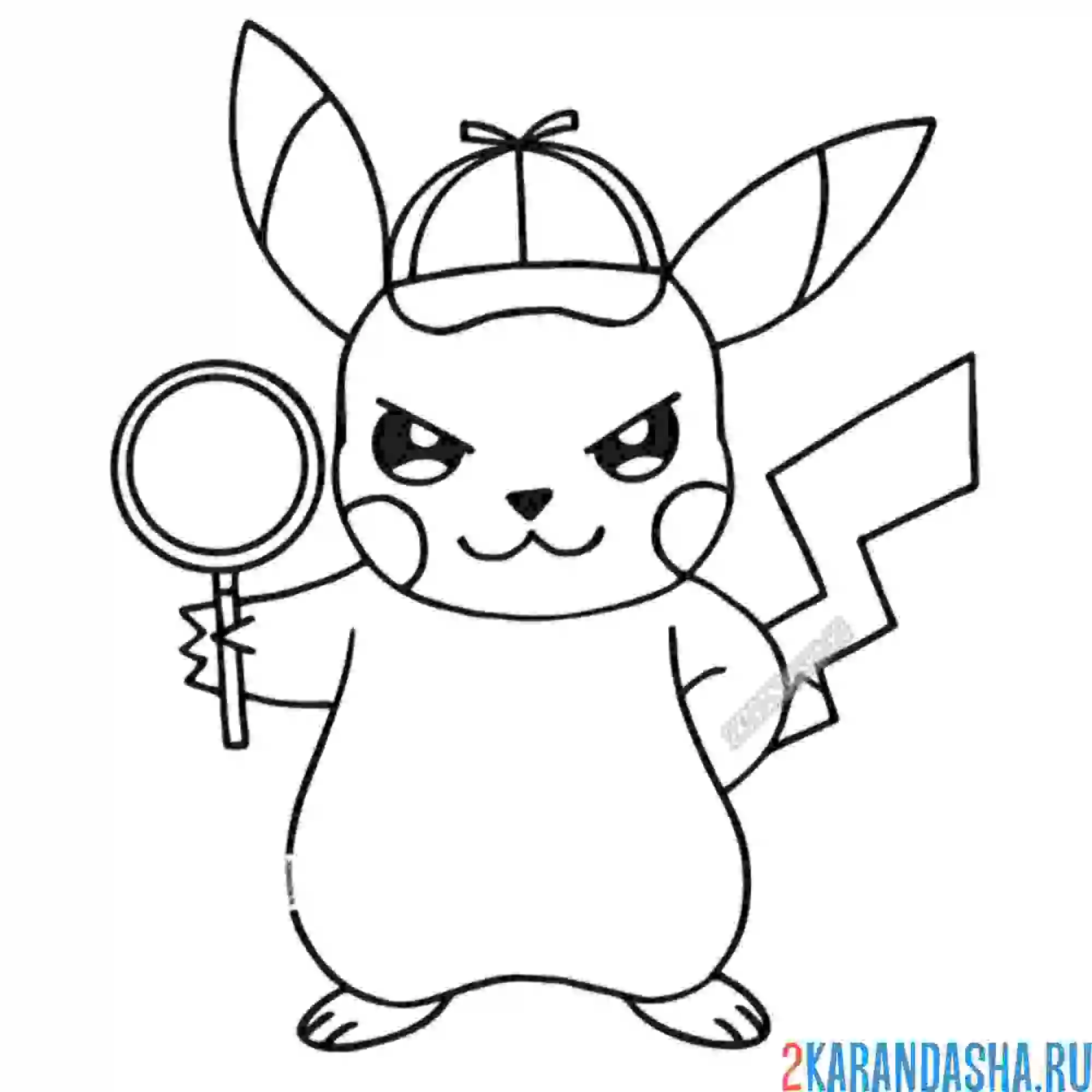 Раскраска детктив