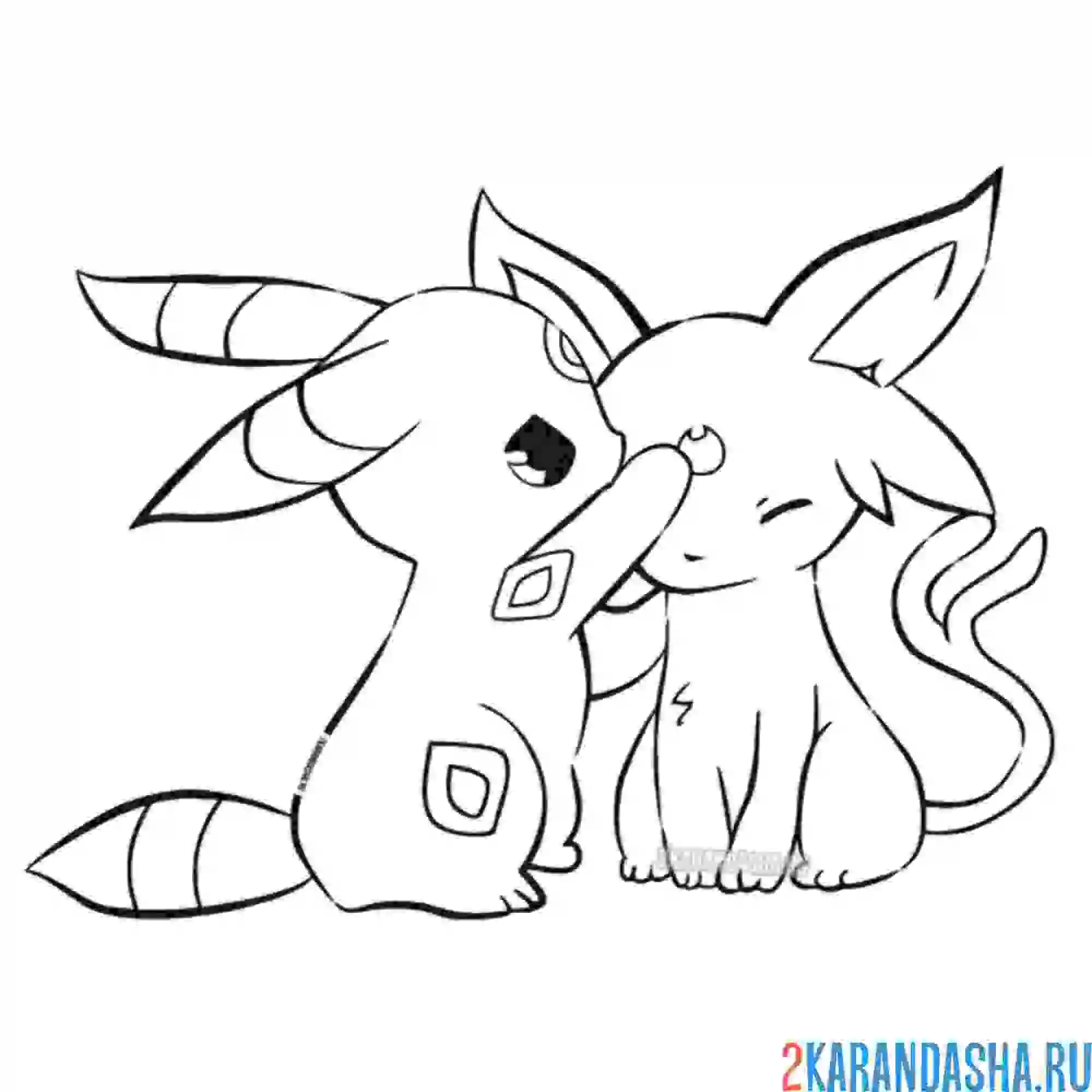 Раскраска умбрион