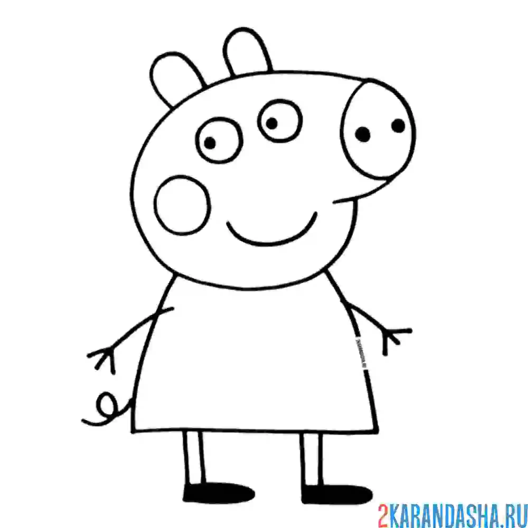 Раскраска в платье