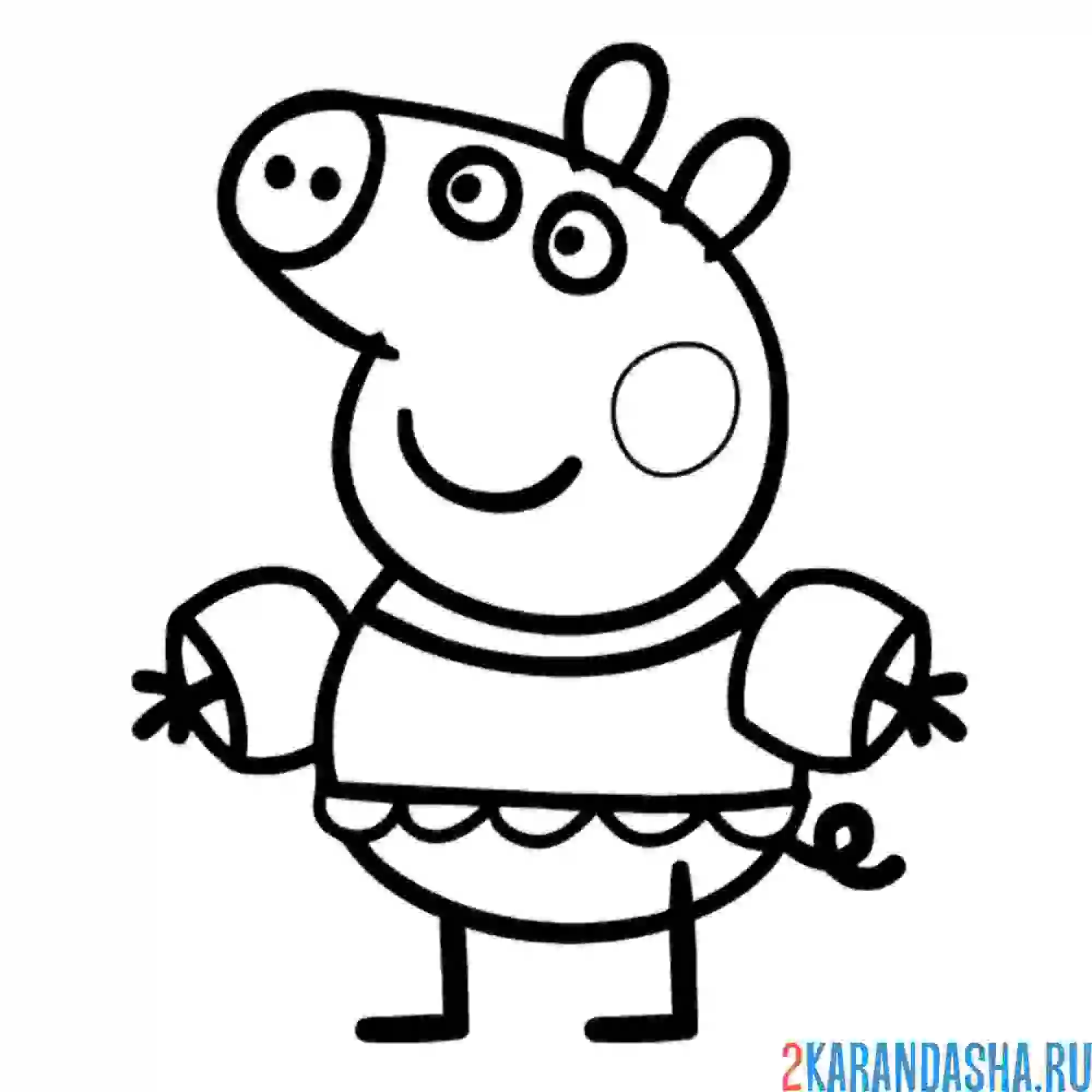 Раскраска в купальнике