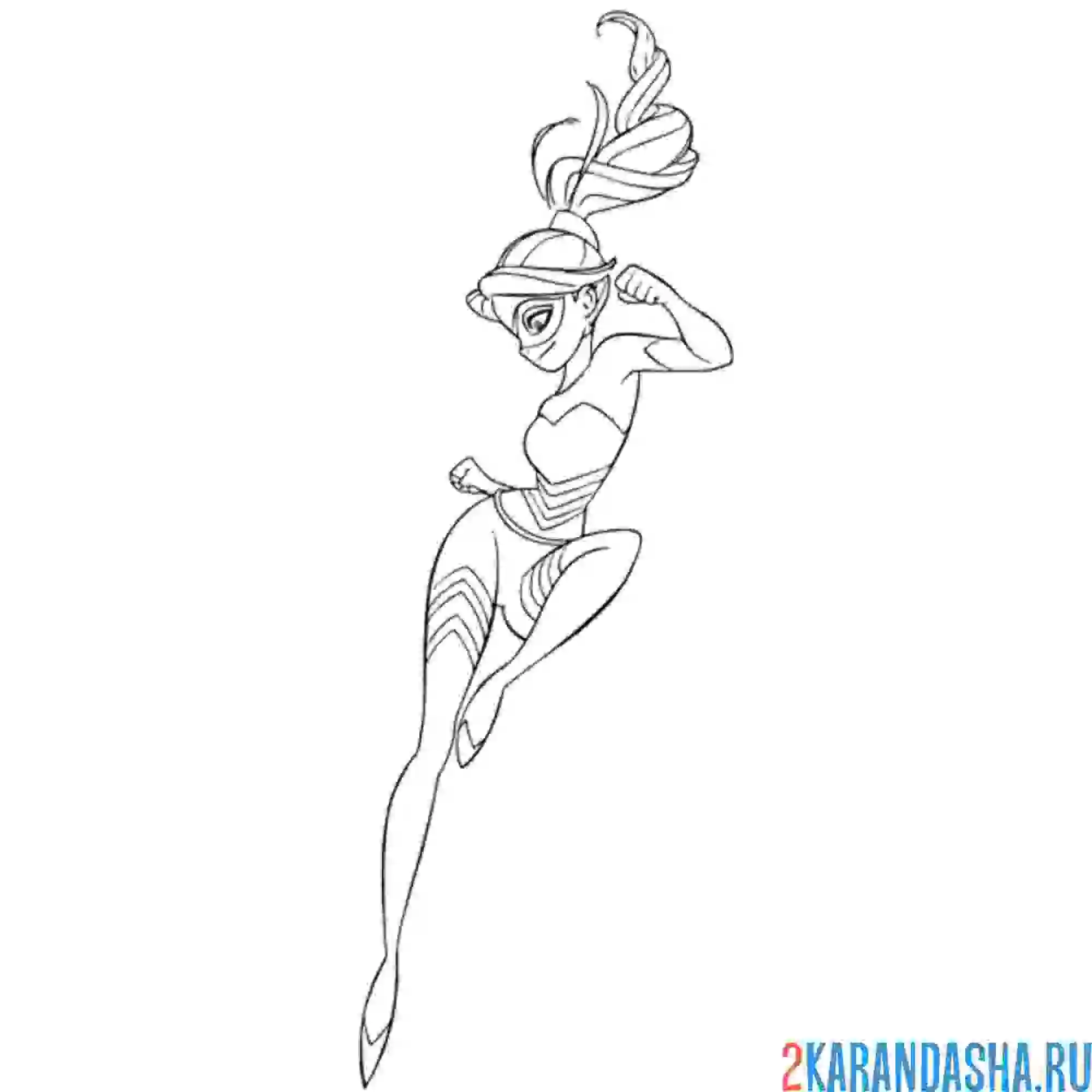 Раскраска королева пчела хлоя буржуа