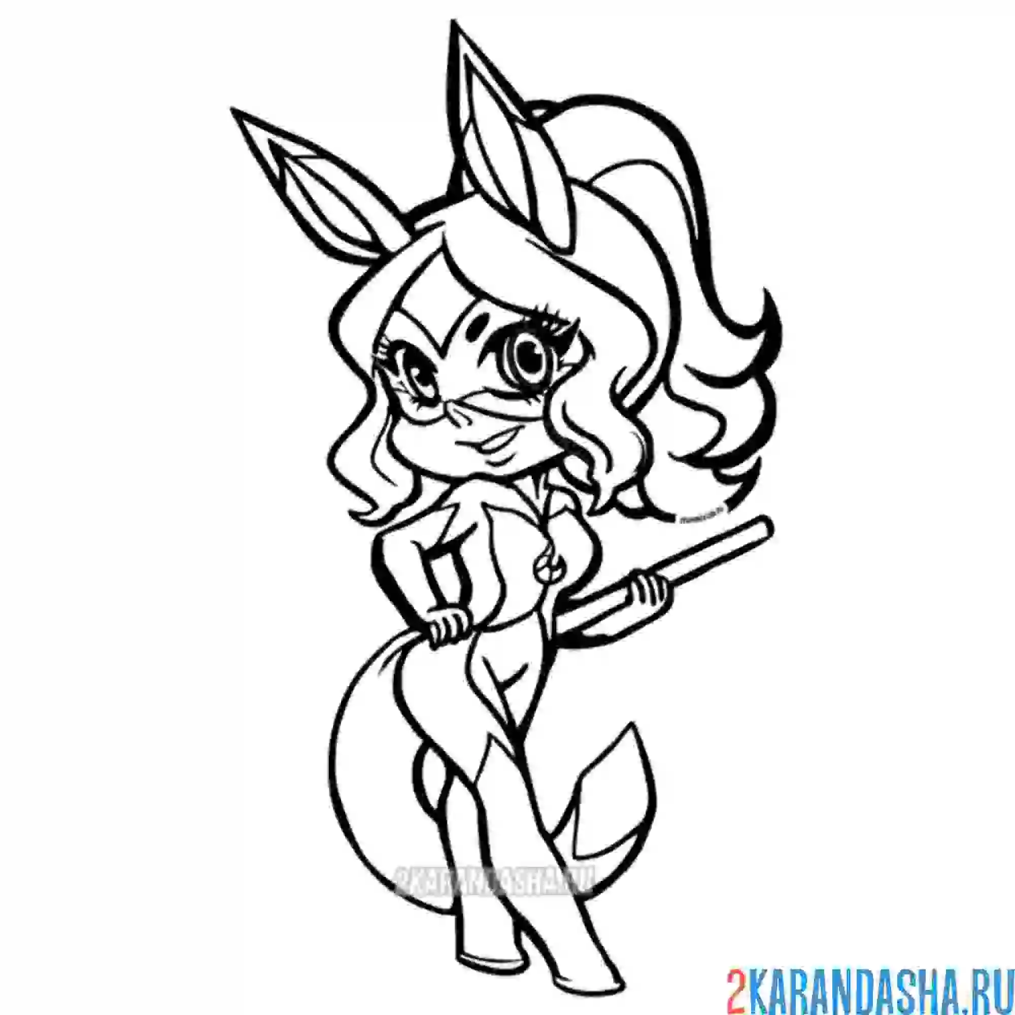 Раскраска подруга маринетт алья сезер рена руж