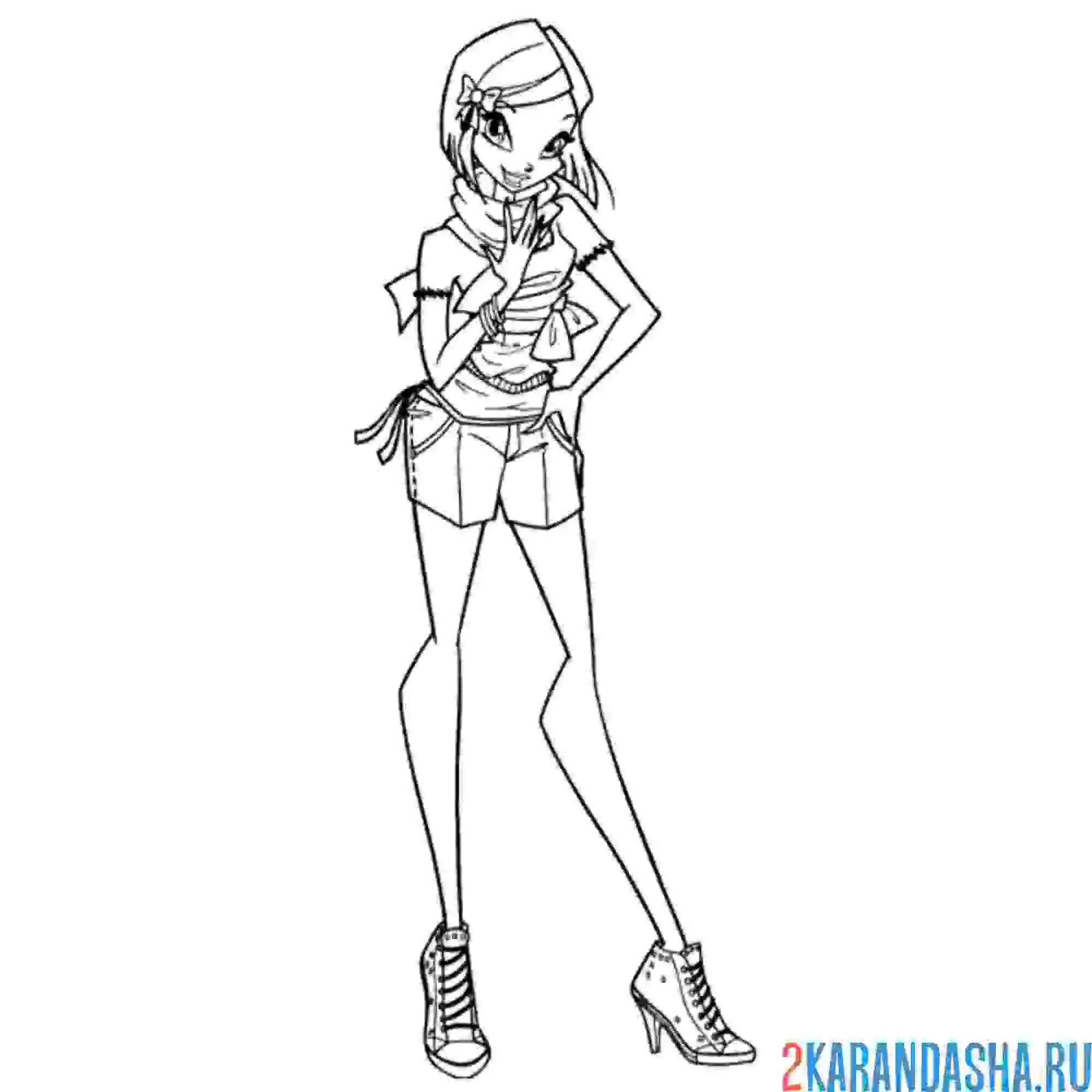 Раскраска текна