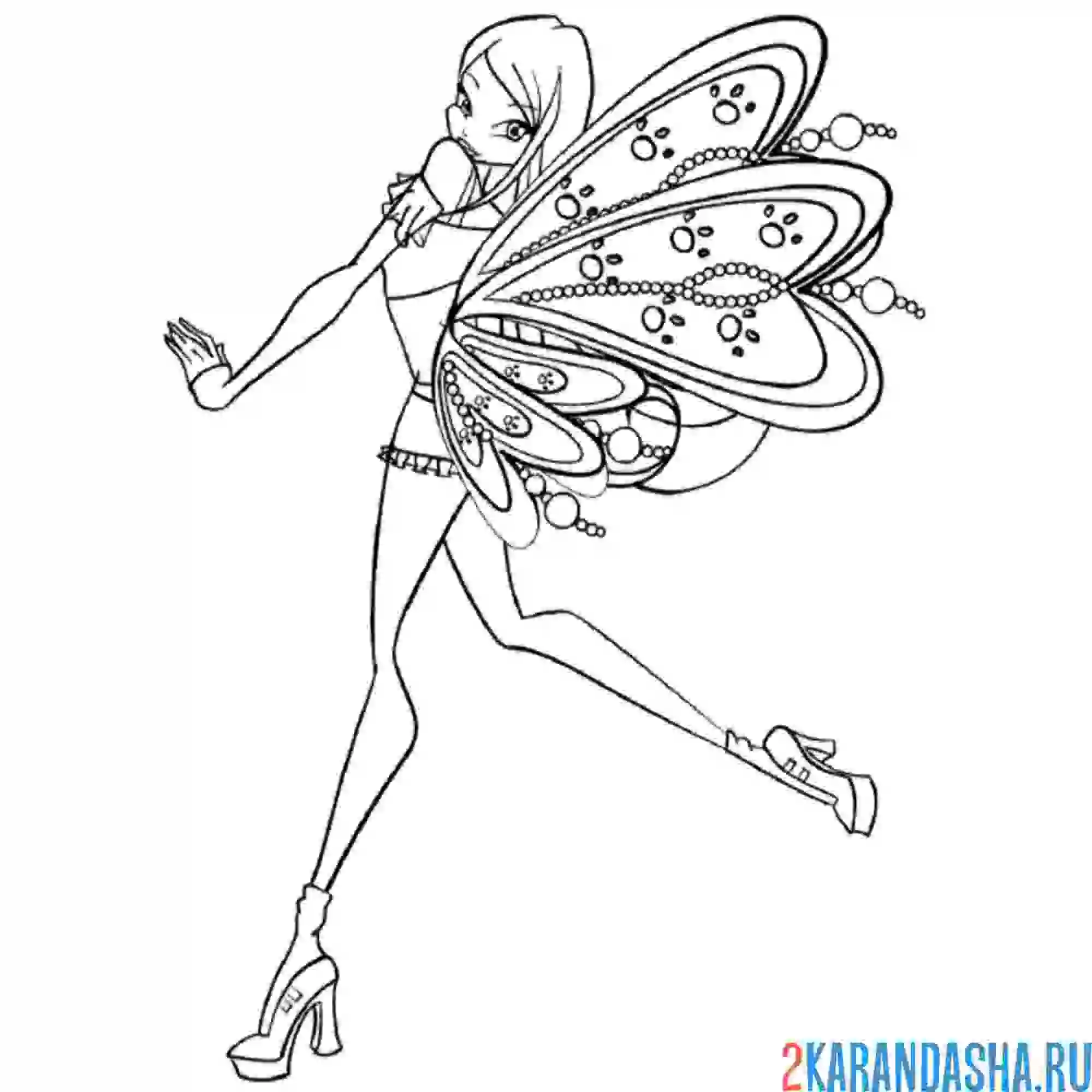 Раскраска рокси беливикс