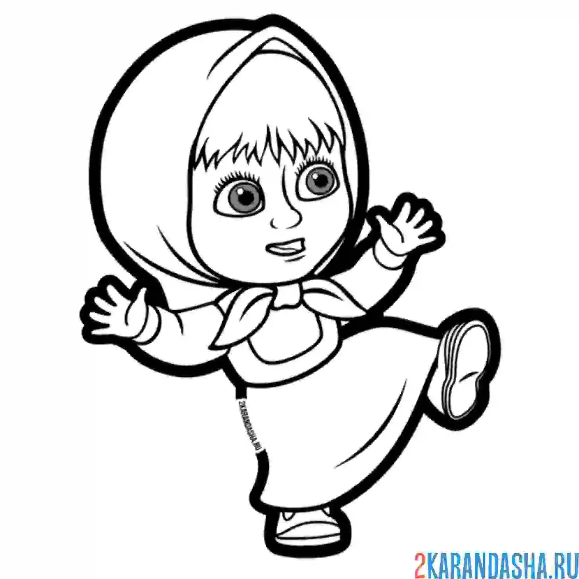 Раскраска танцует