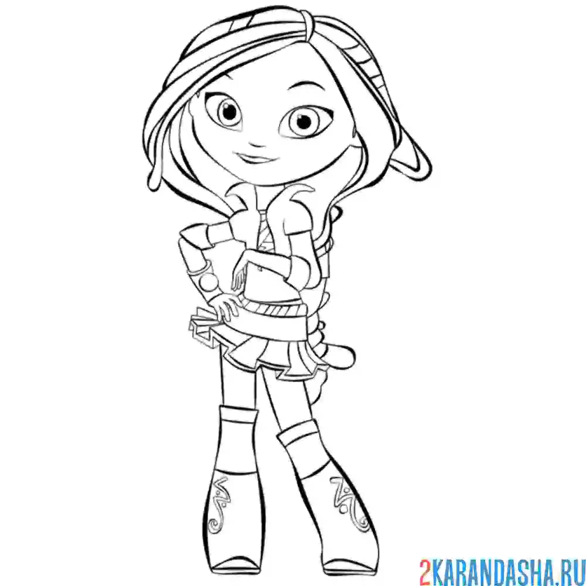 Раскраска лидер варя