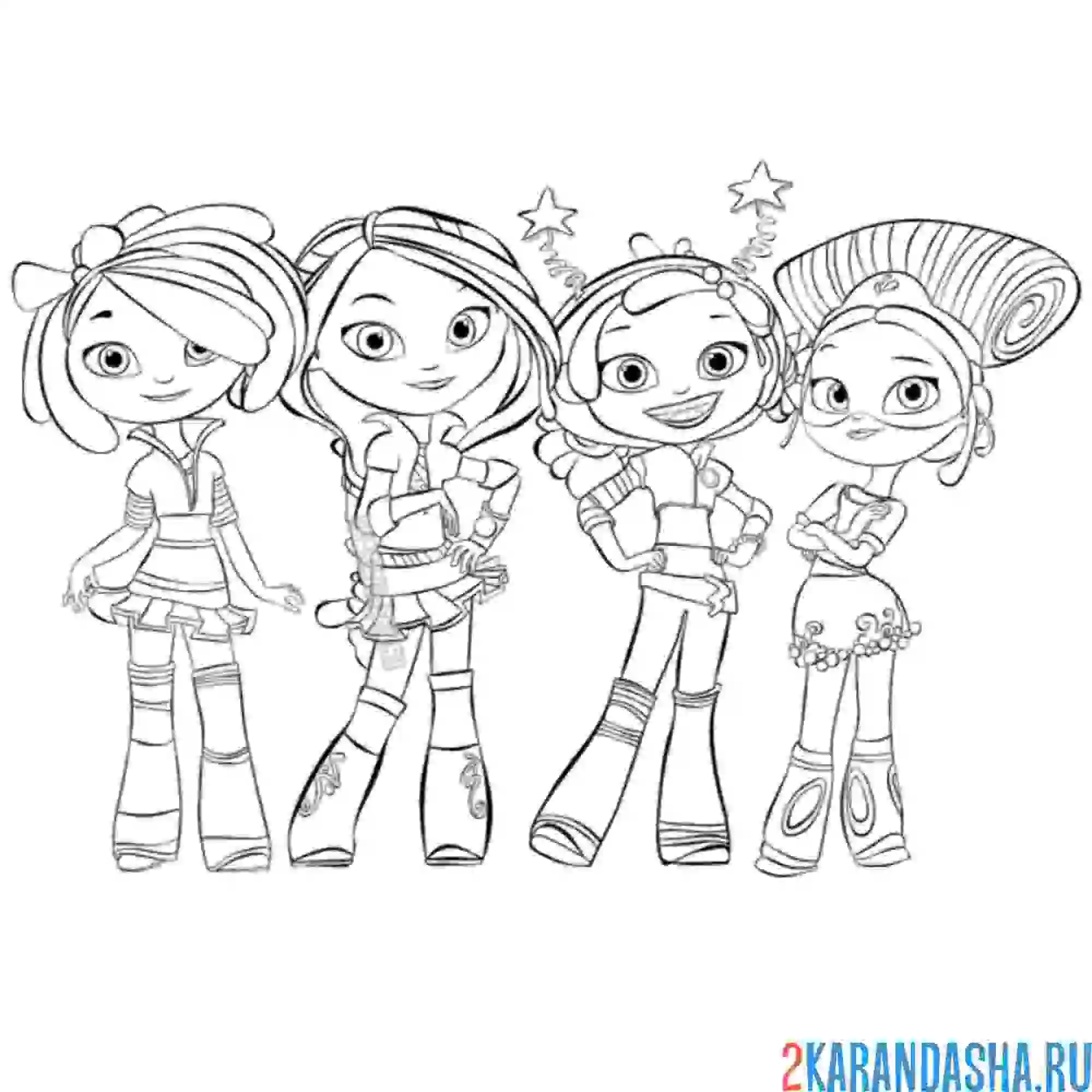 Раскраска вся команда