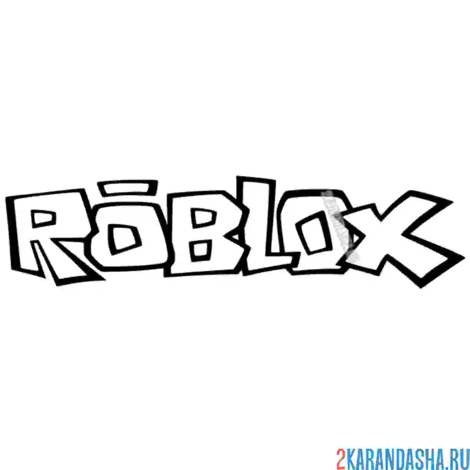 Раскраска логотип игры