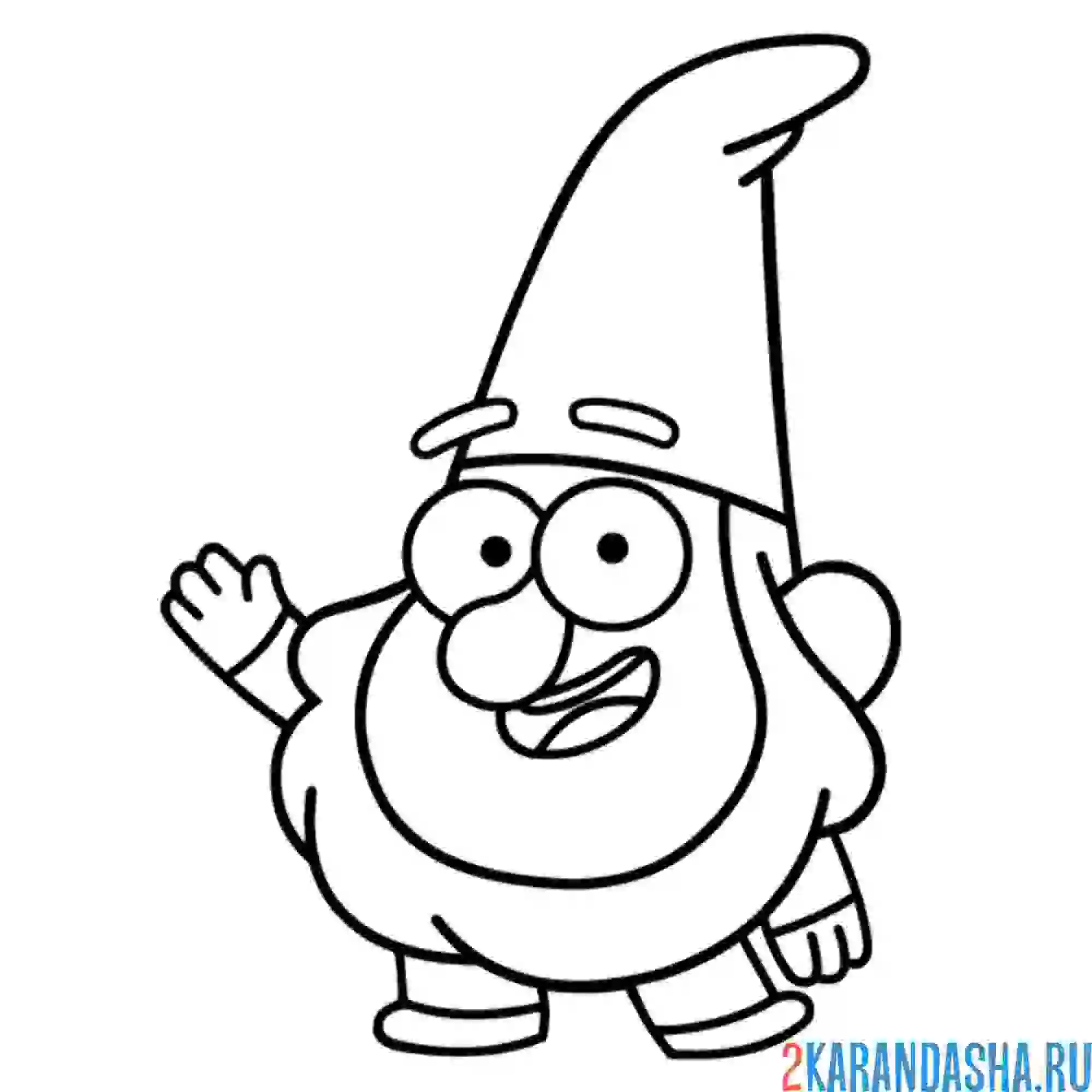 Раскраска старик макгаккет