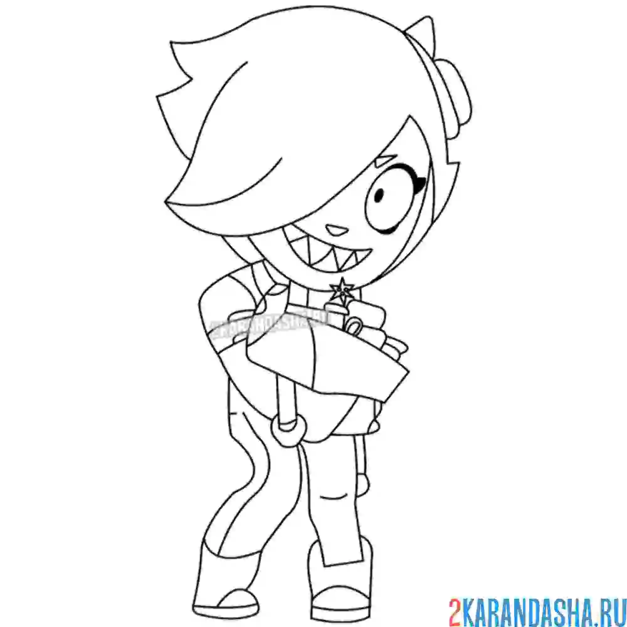 Раскраска скин колетт новый