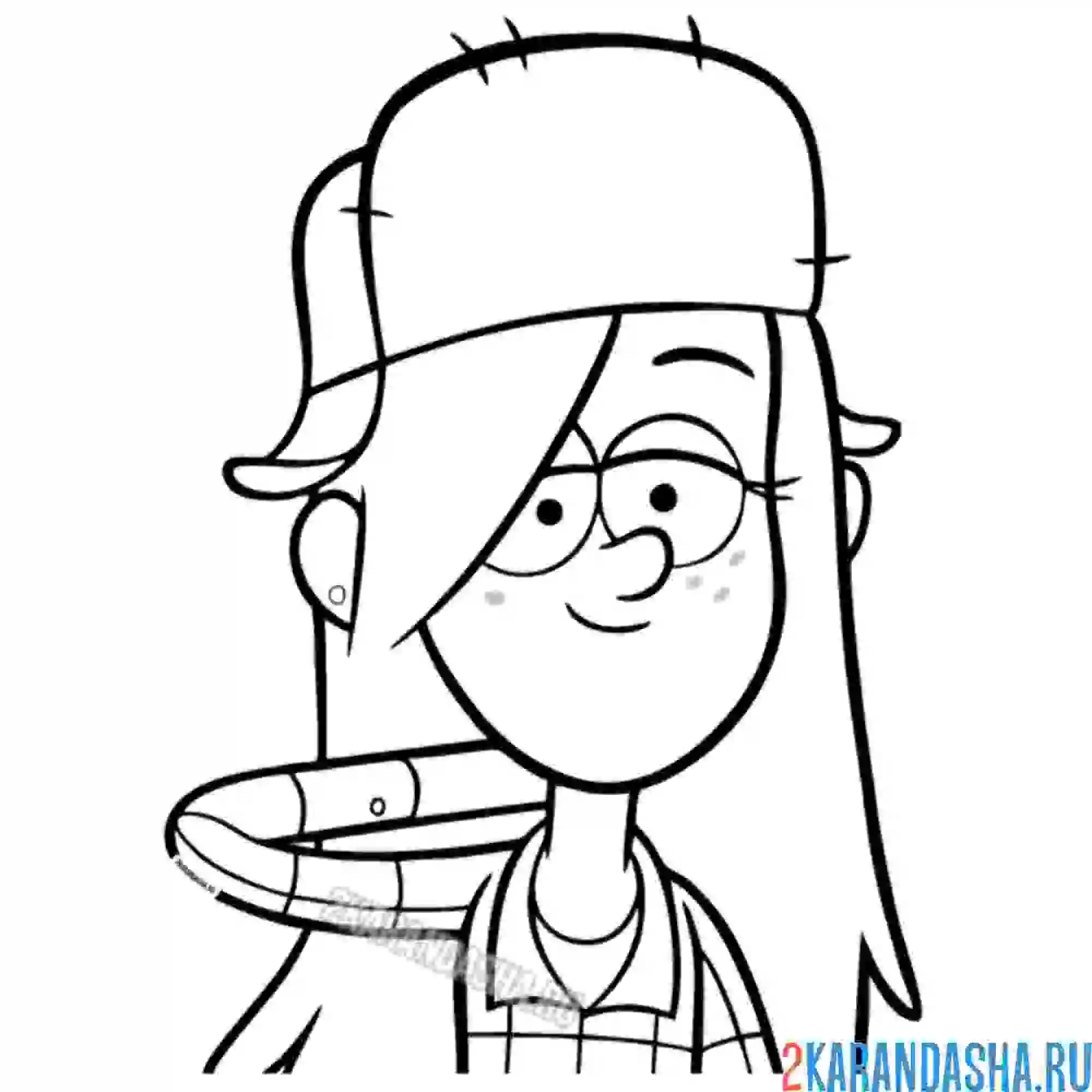 Раскраска венди кордрой портрет