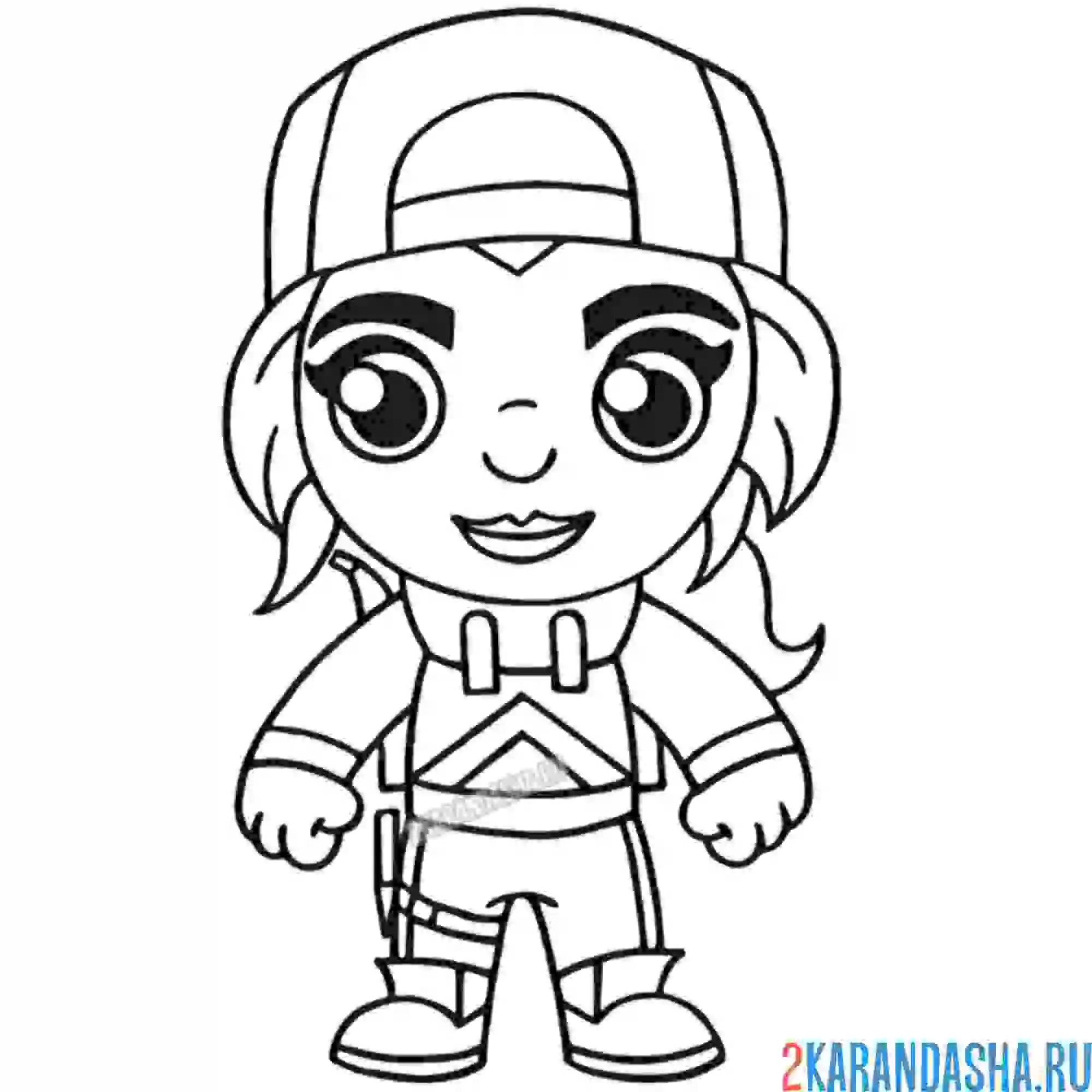 Раскраска loserfruit скин