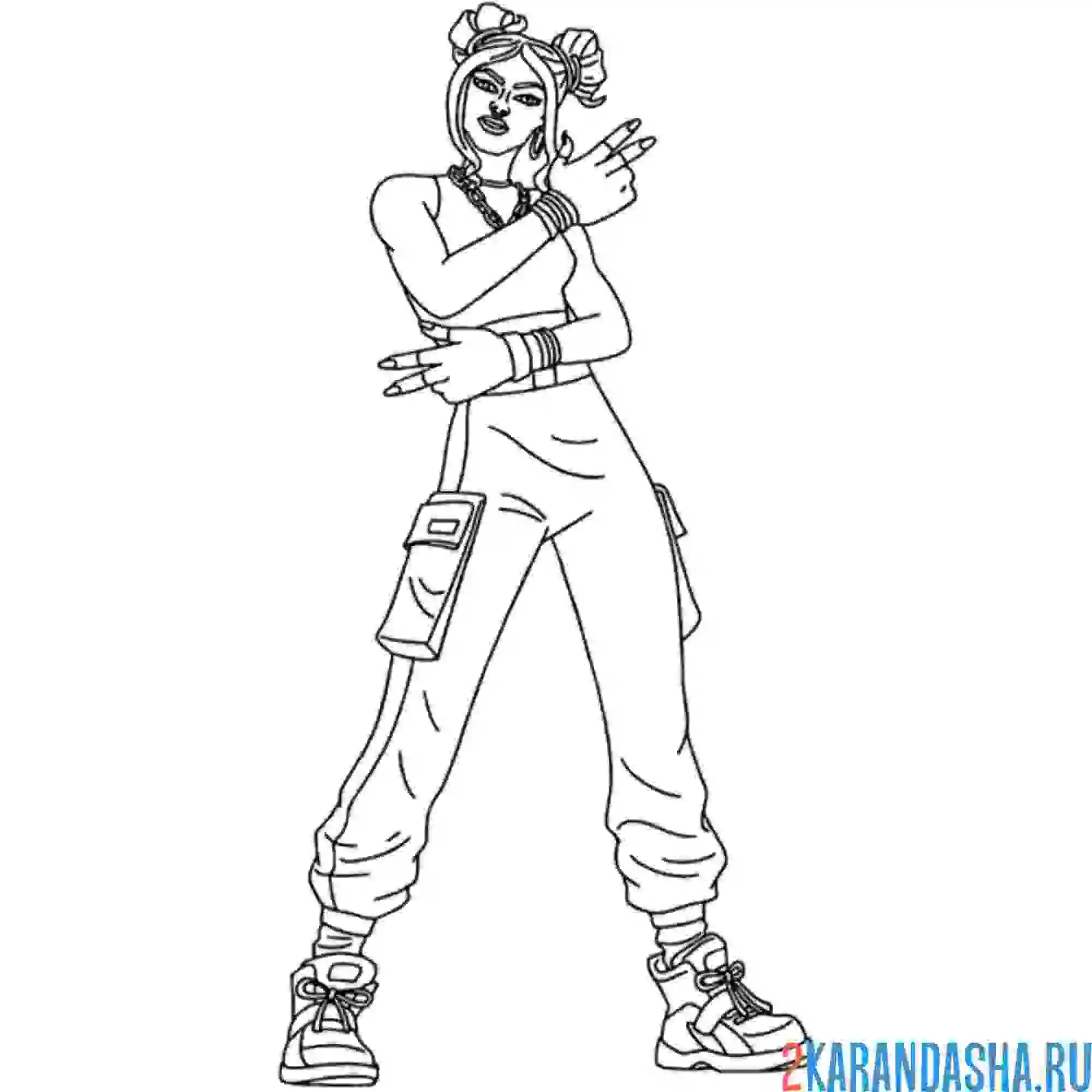 Раскраска блестка