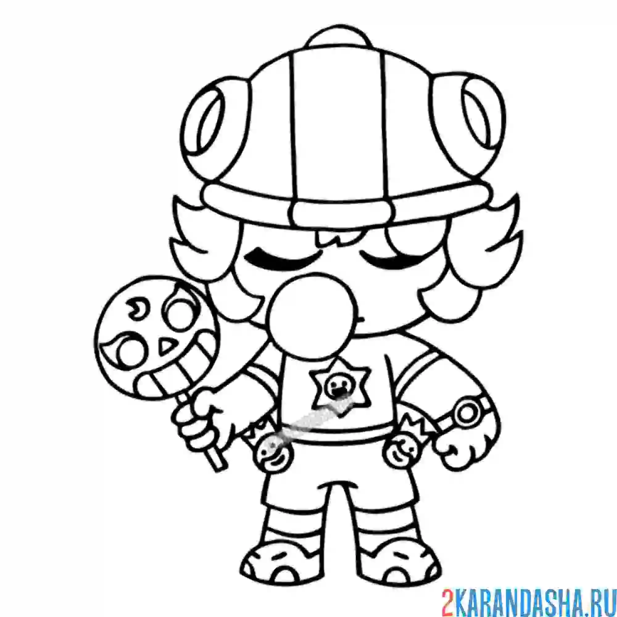 Раскраска сладкоежка сэнди новый скин