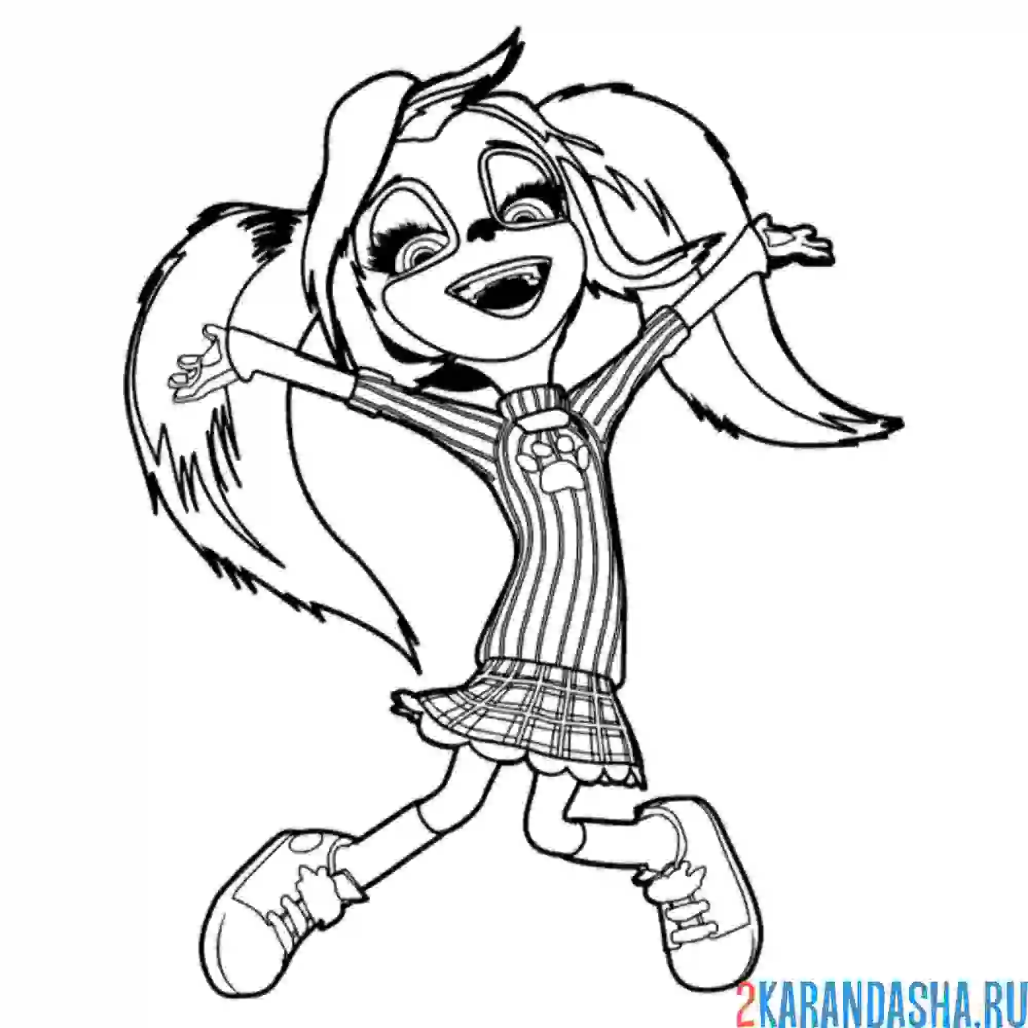 Раскраска красавица роза