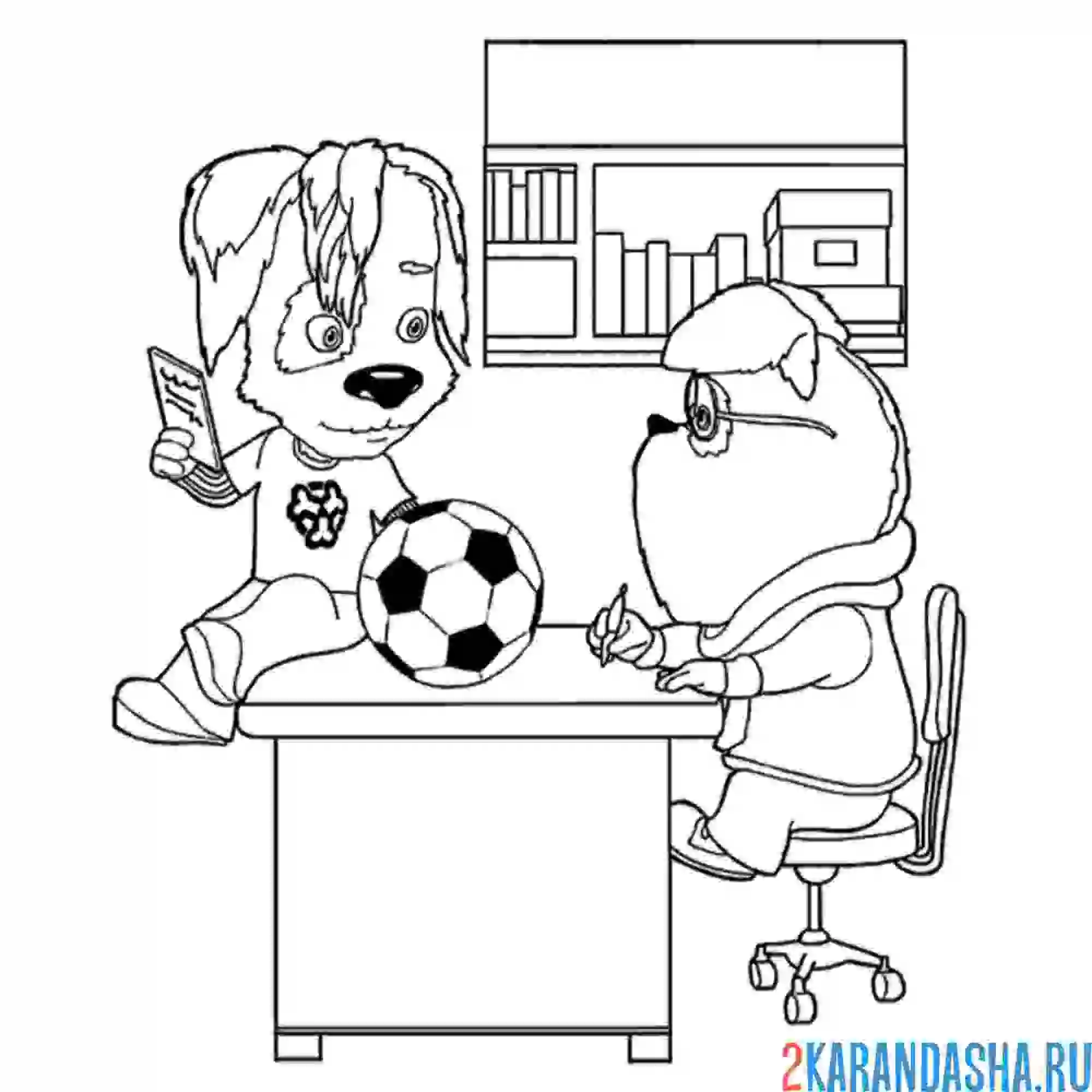 Раскраска дружок и гена барбоскины