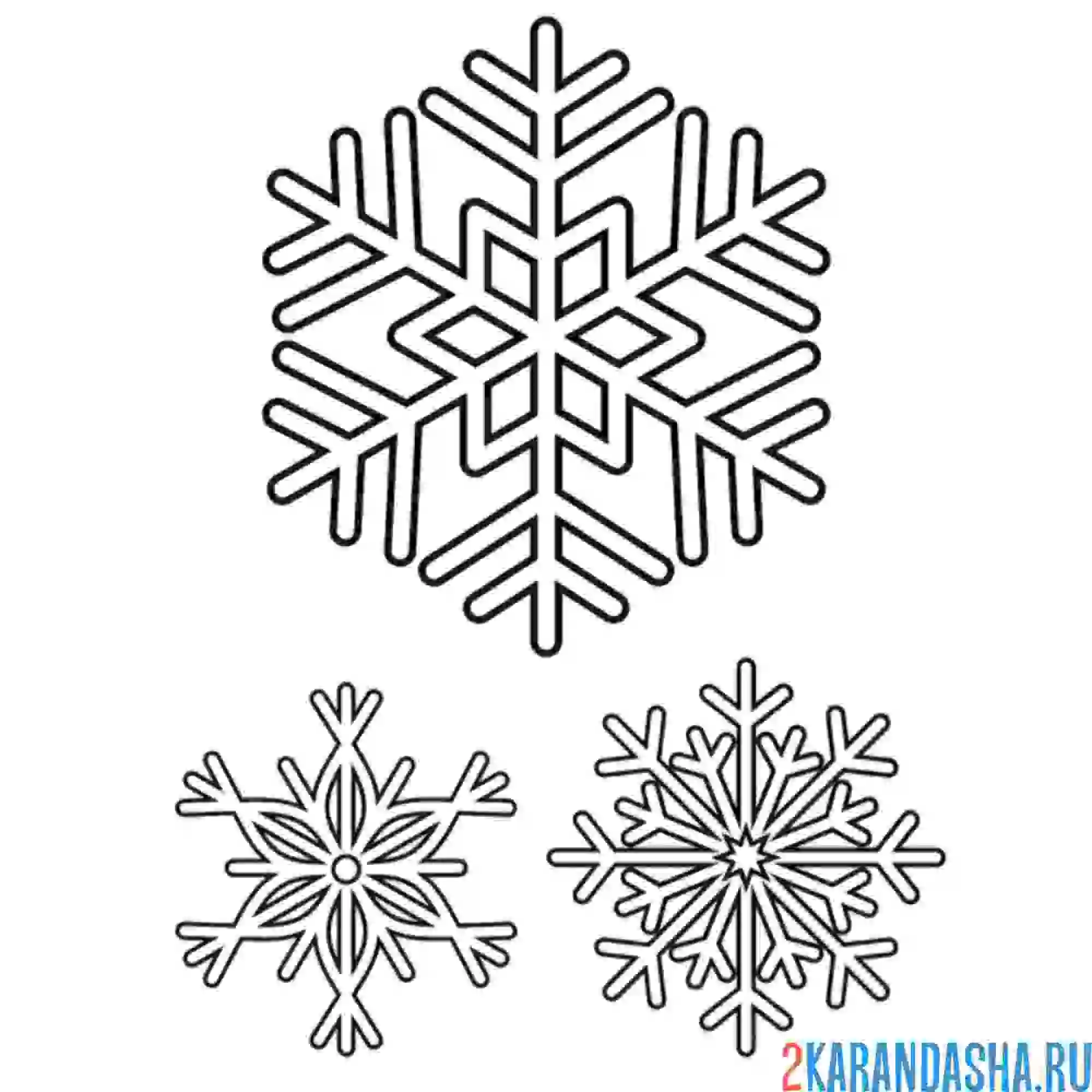 Раскраска на окошке снежинки