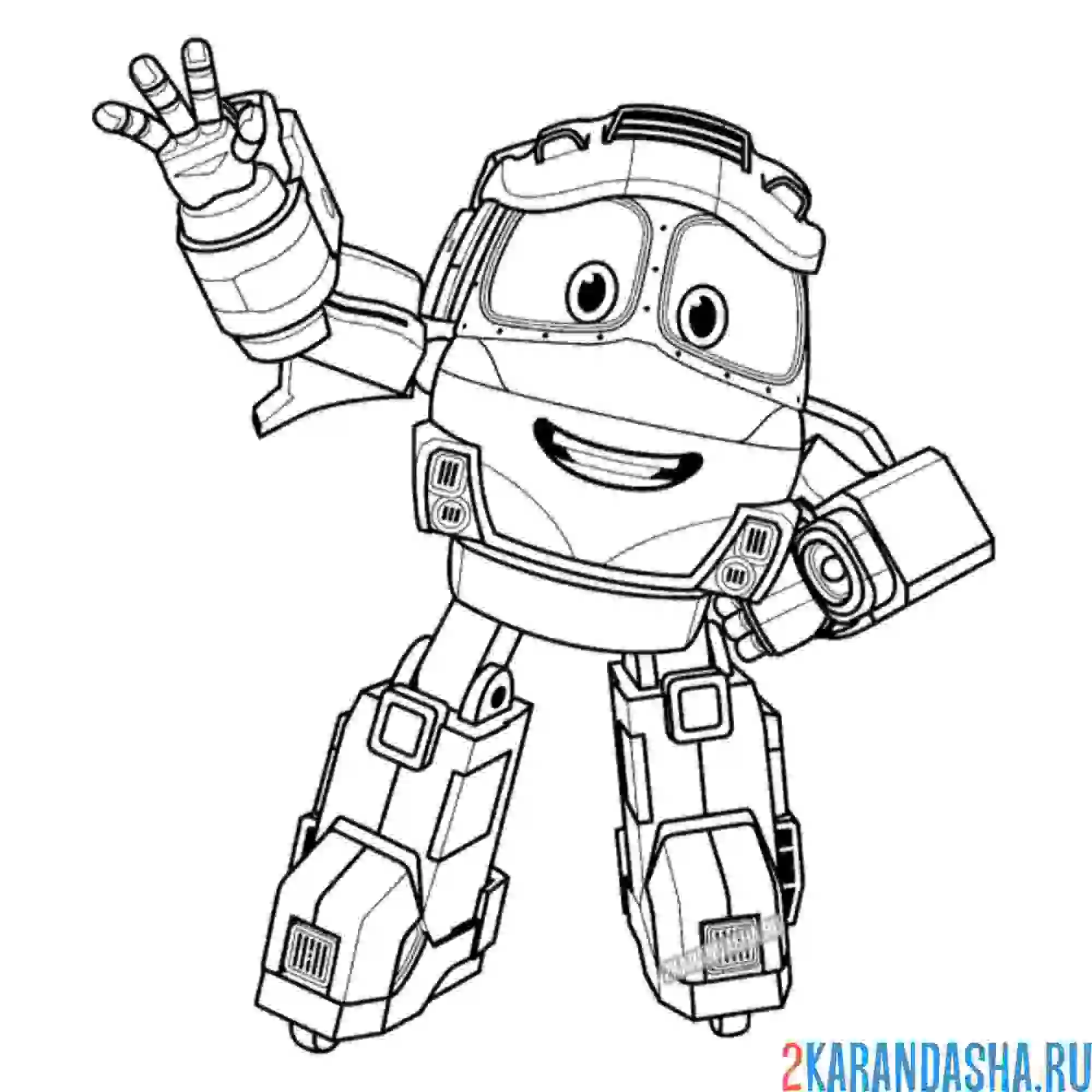 Раскраска главный герой кей