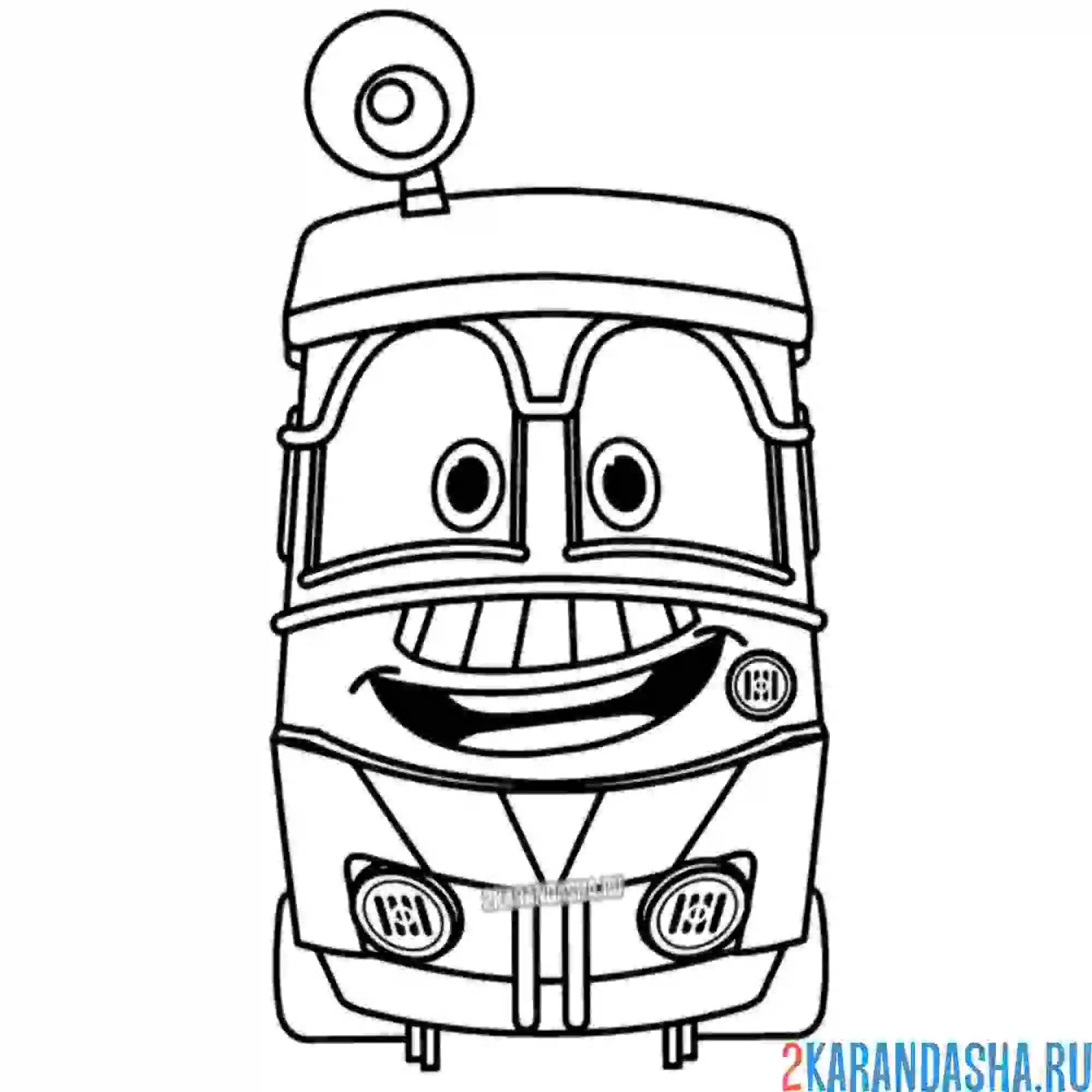 Раскраска смешной джефри