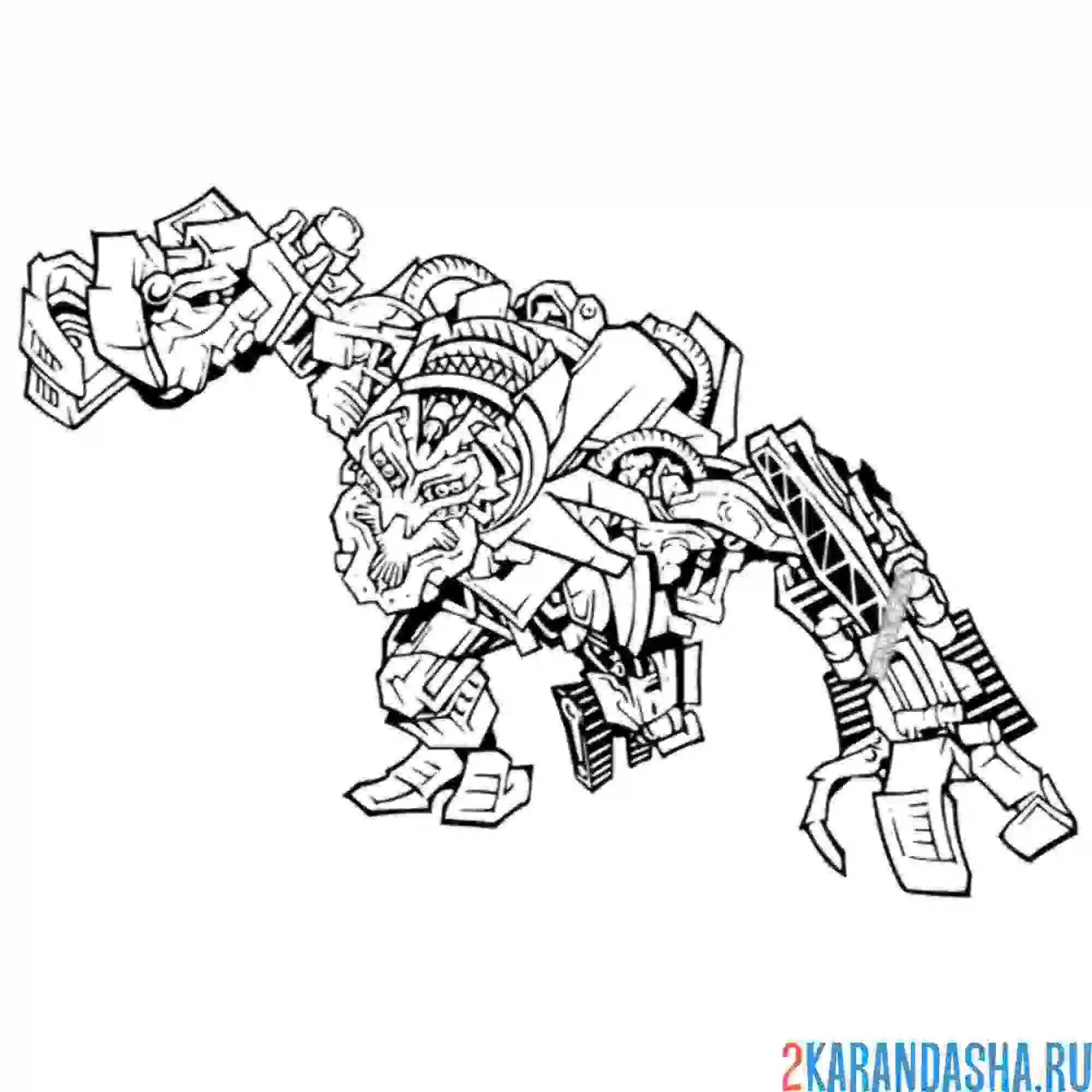 Раскраска девастатор