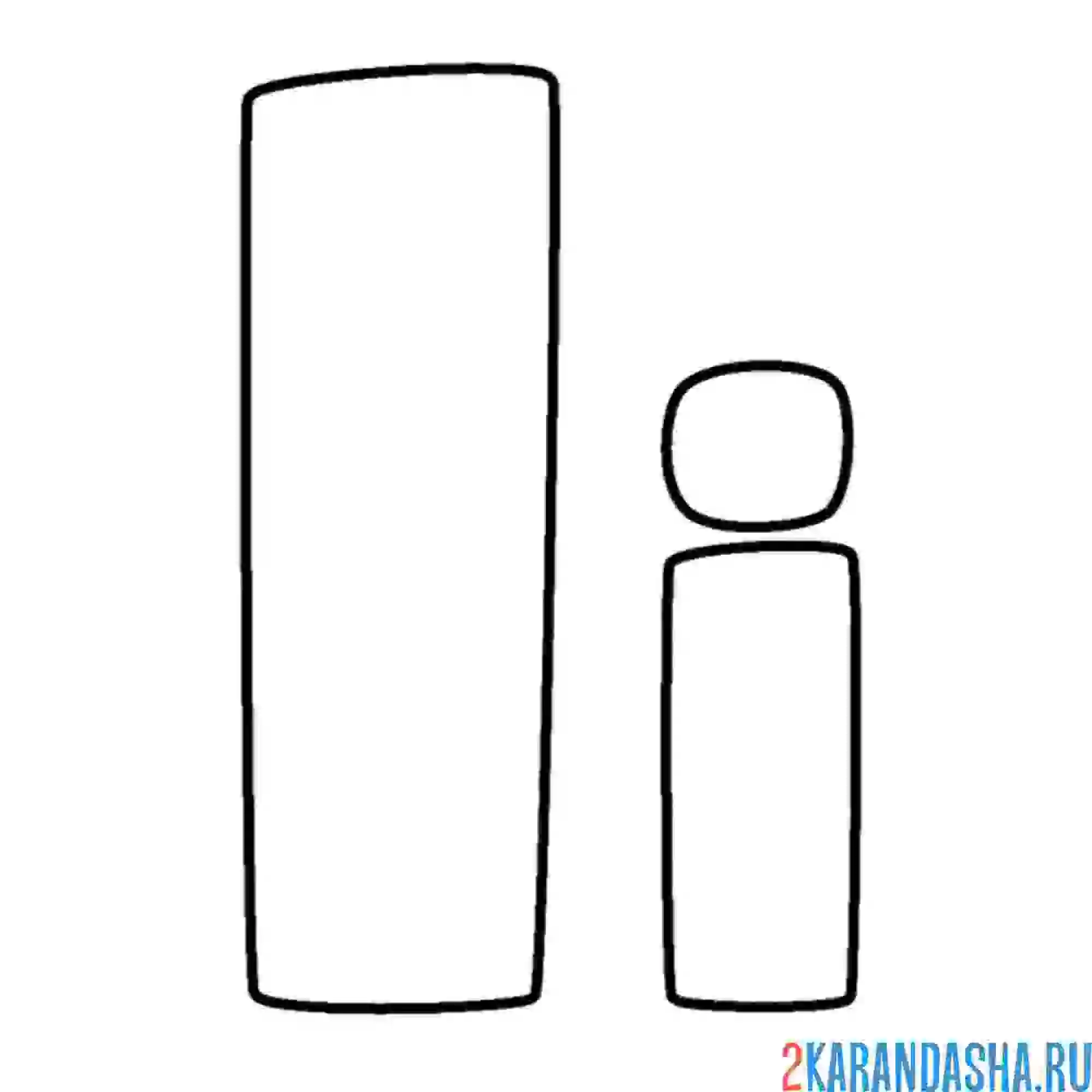 Раскраска буква i английского алфавита