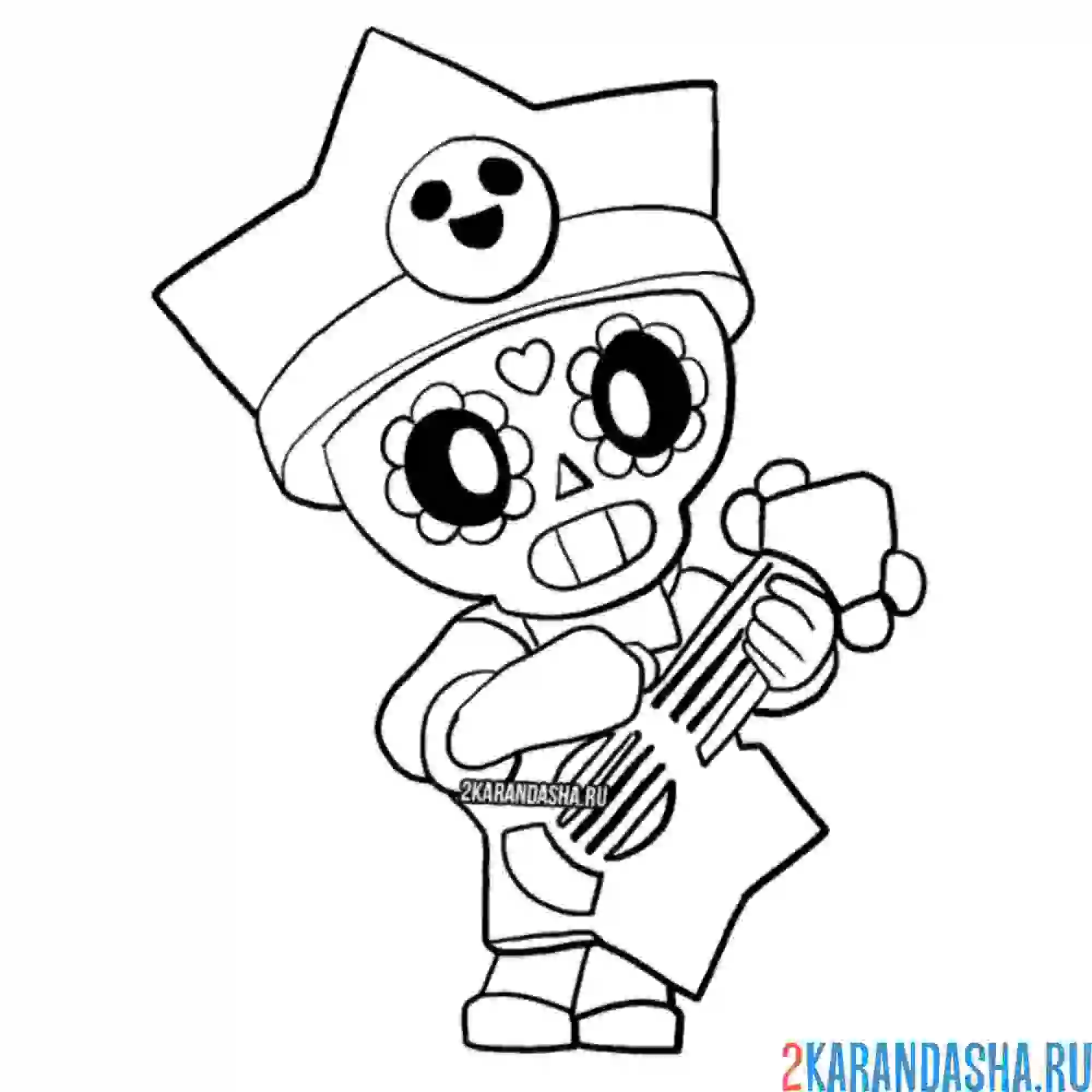 Раскраска поко старр