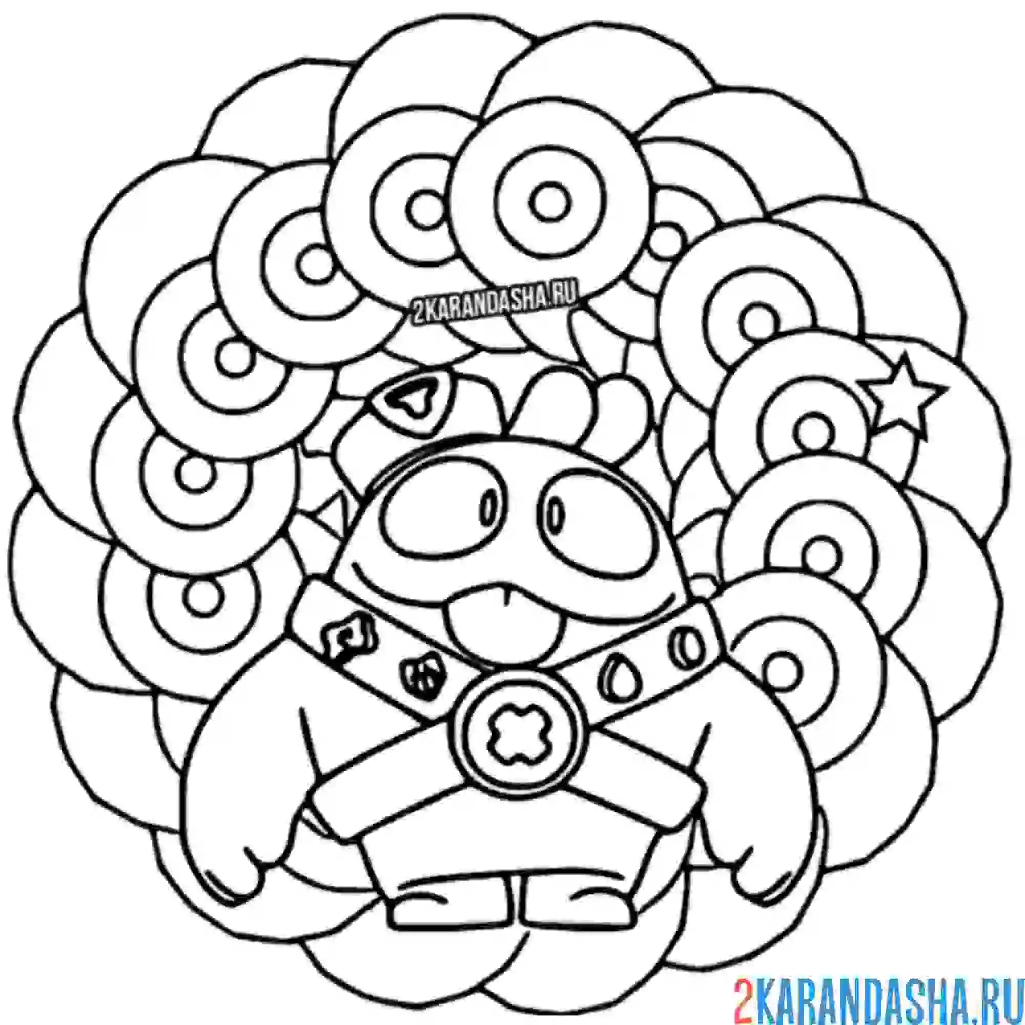 Раскраска скуик завис