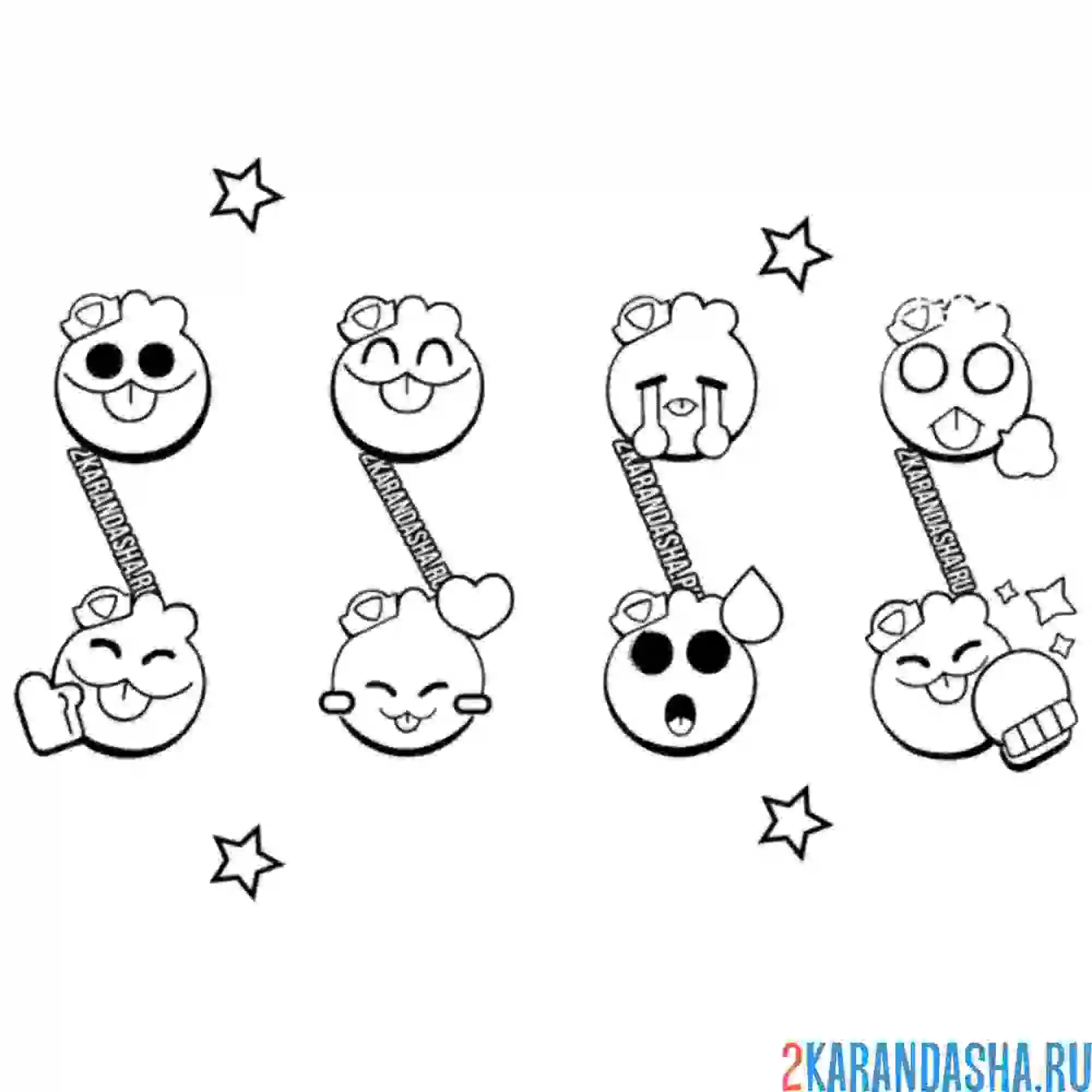 Раскраска пины скуик