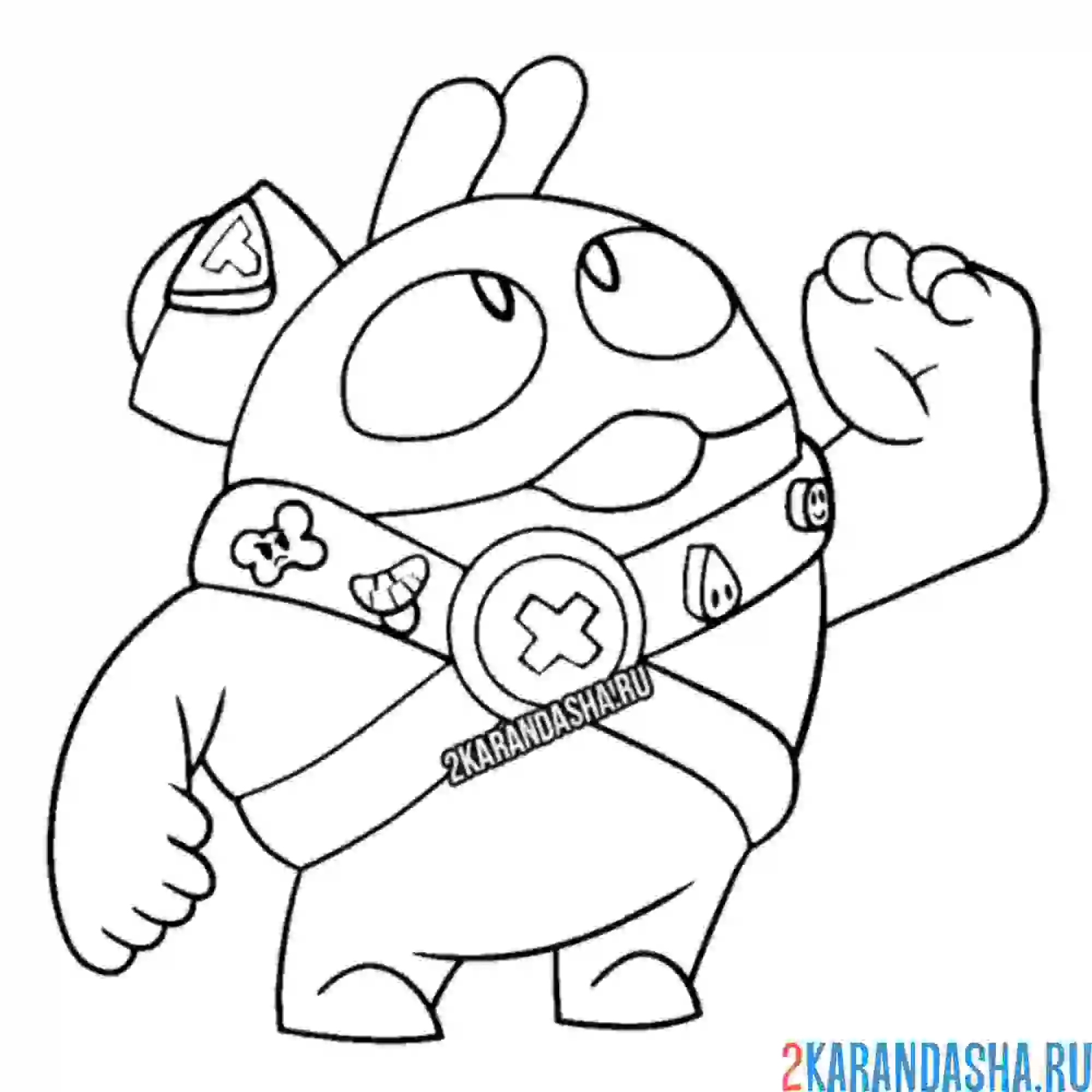 Раскраска скуик зовет