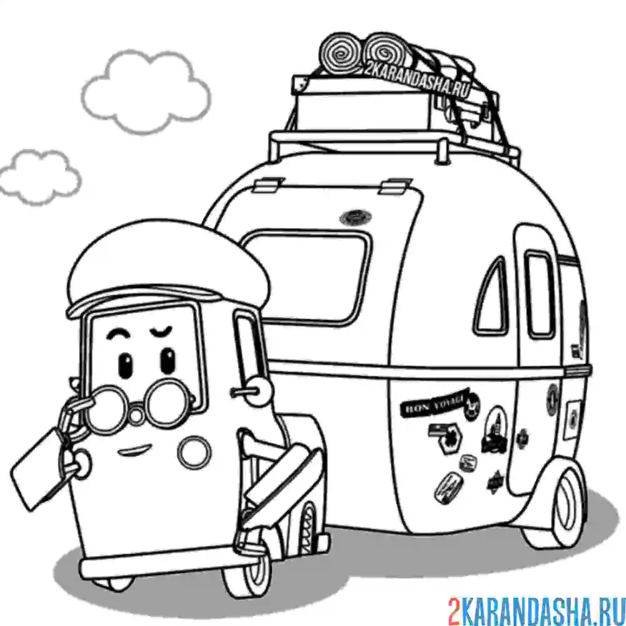 Раскраска кэмп