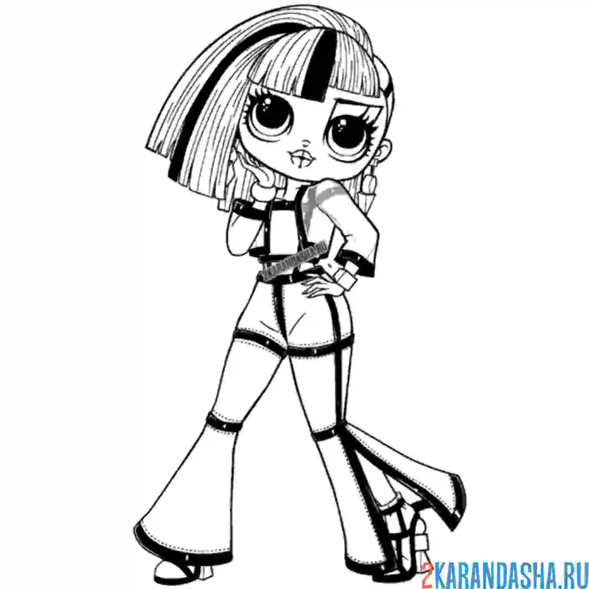 Раскраска лол omg египет