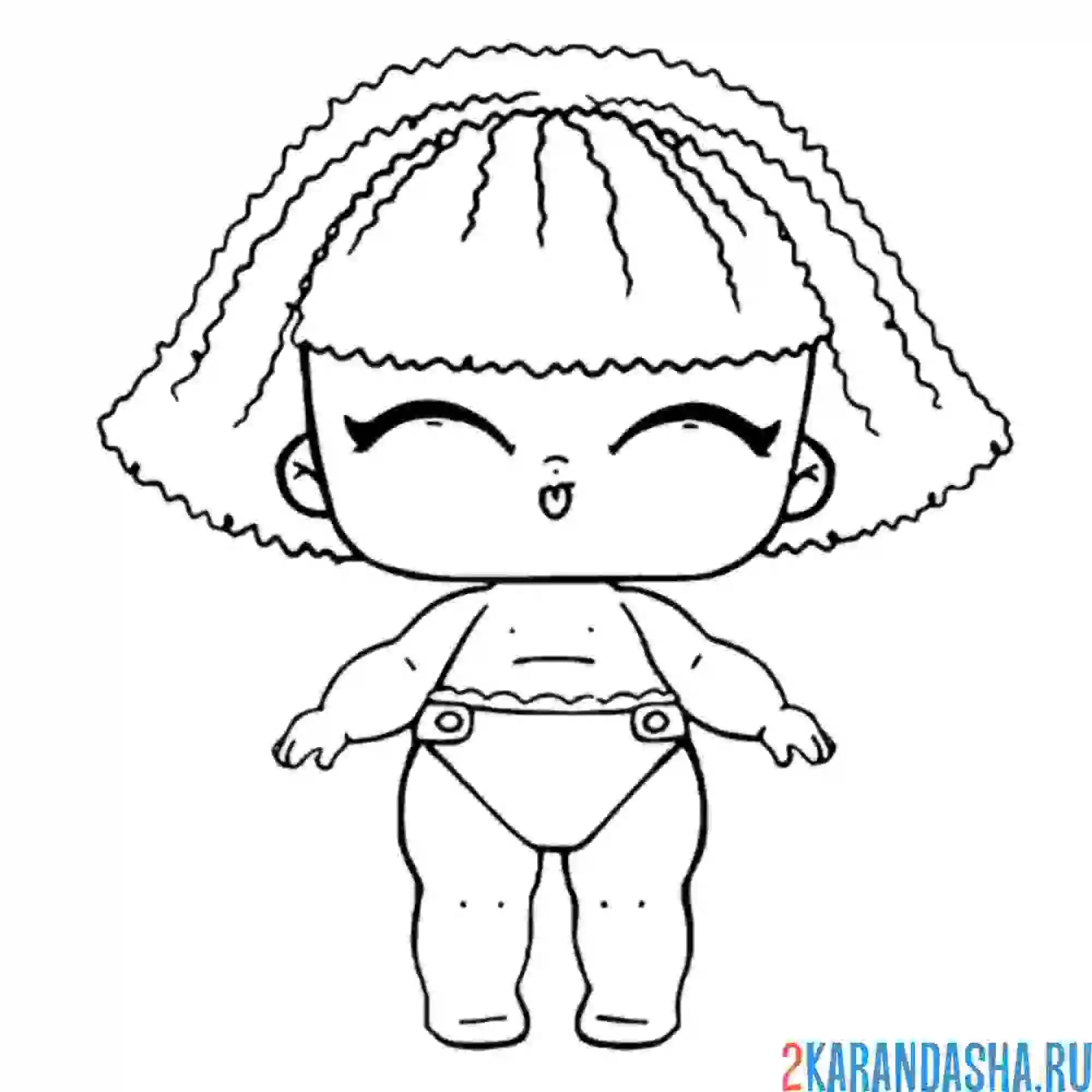 Раскраска лил блесточка малышка сестричка