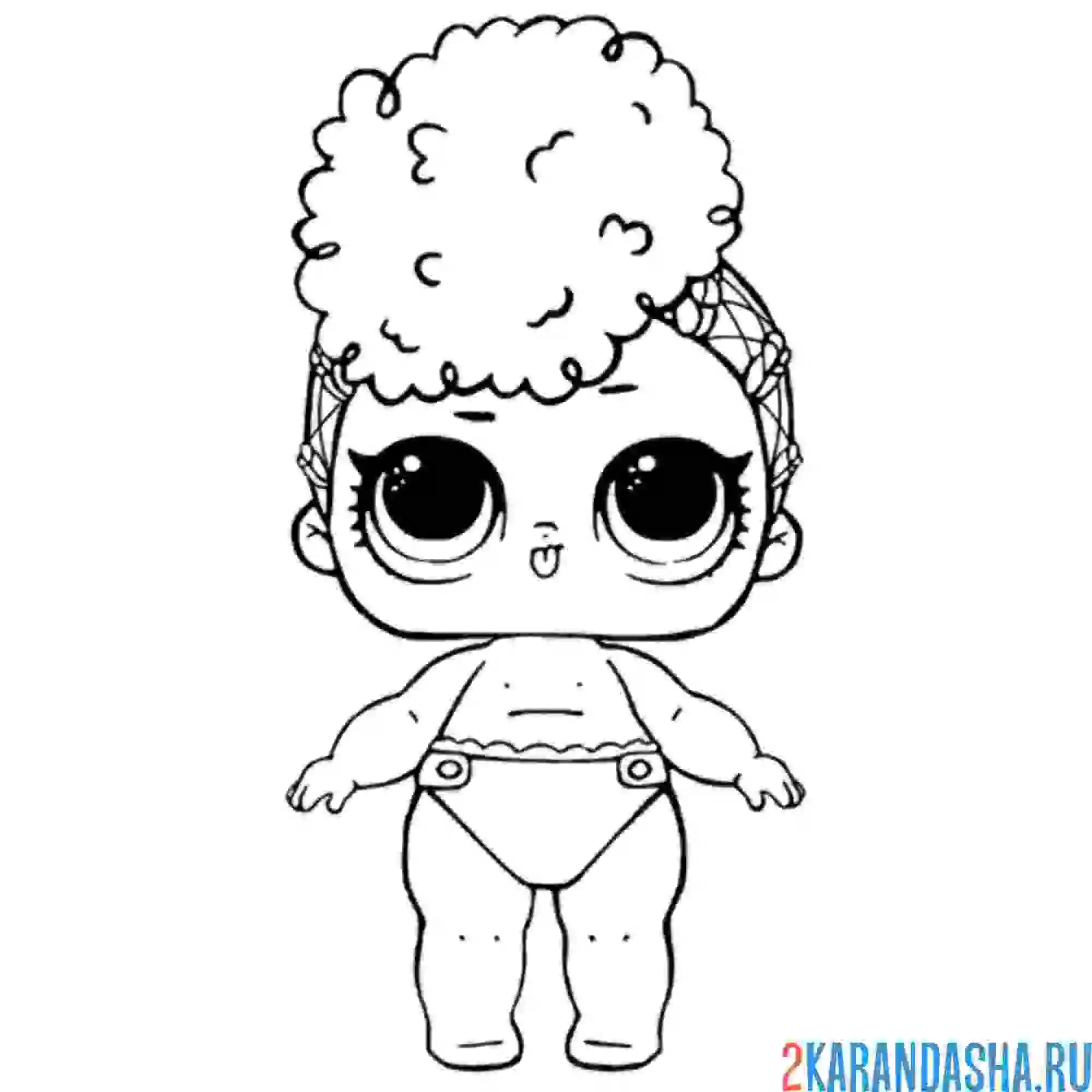 Раскраска лил малышка день независимости сестричка